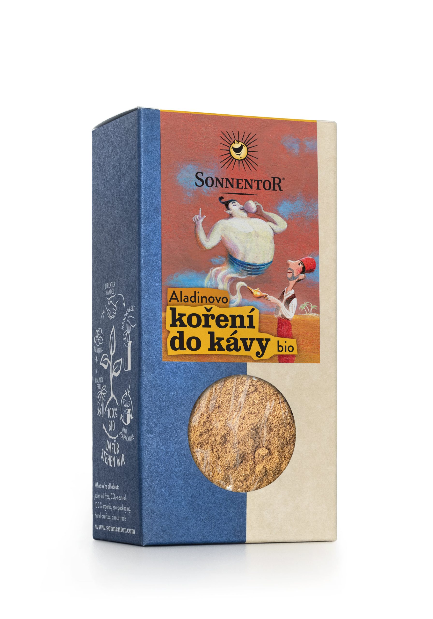 1kYIM3dbJcKIGgIvXgoA2EShA9fVvJo6I Sonnentor Aladinovo koření do kávy BIO (35 g) - se skořicí, kardamomem a vanilkou