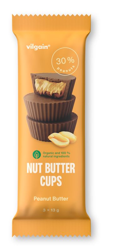 2520450d-d065-4085-8b68-fa4391e5cf95-2 Vilgain Nut Butter Cups BIO – arašídové máslo 39 g (3 x 13 g)