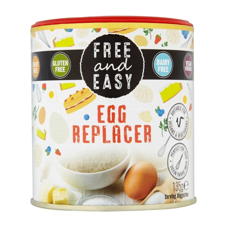 2729_free-and-easy-nahrada-vajec FREE & EASY Egg replacer Rostlinná náhrada vajec (135 g) - nahradí až 45 vajec