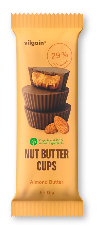 ec213ddf-2685-4c14-9f61-bda24ef48206-2 Vilgain Nut Butter Cups BIO – mandlové máslo 39 g (3 x 13 g)