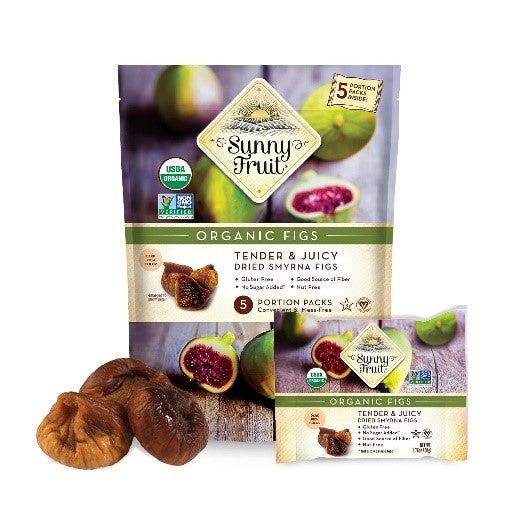 fiky_1 Sunny Fruit Fíky sušené na slunci BIO - 250 g (5 x 50 g) - jemné a šťavnaté