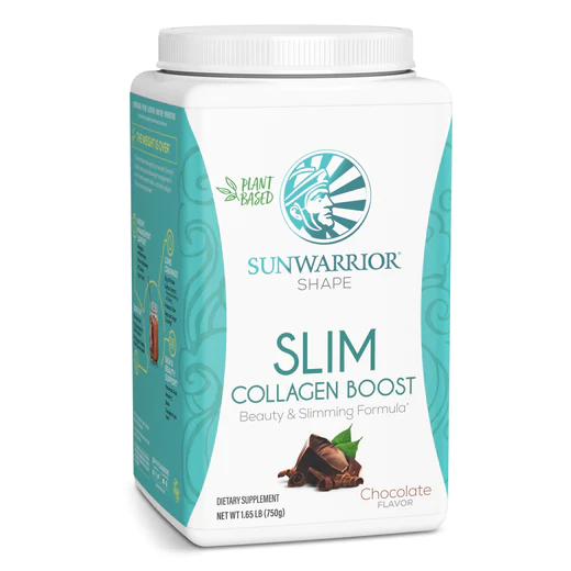 49189_sw240 Sunwarrior Slim Collagen Boost, kolagen, čokoláda, 750 g