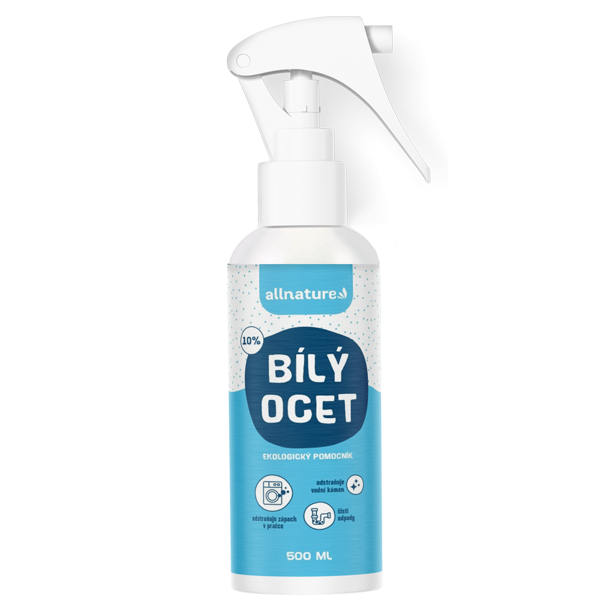 8595674651303_Allnature_bily_ocet_10__500ml Allnature Bílý ocet 10% - 500 ml - účinný pomocník pro čistou domácnost!