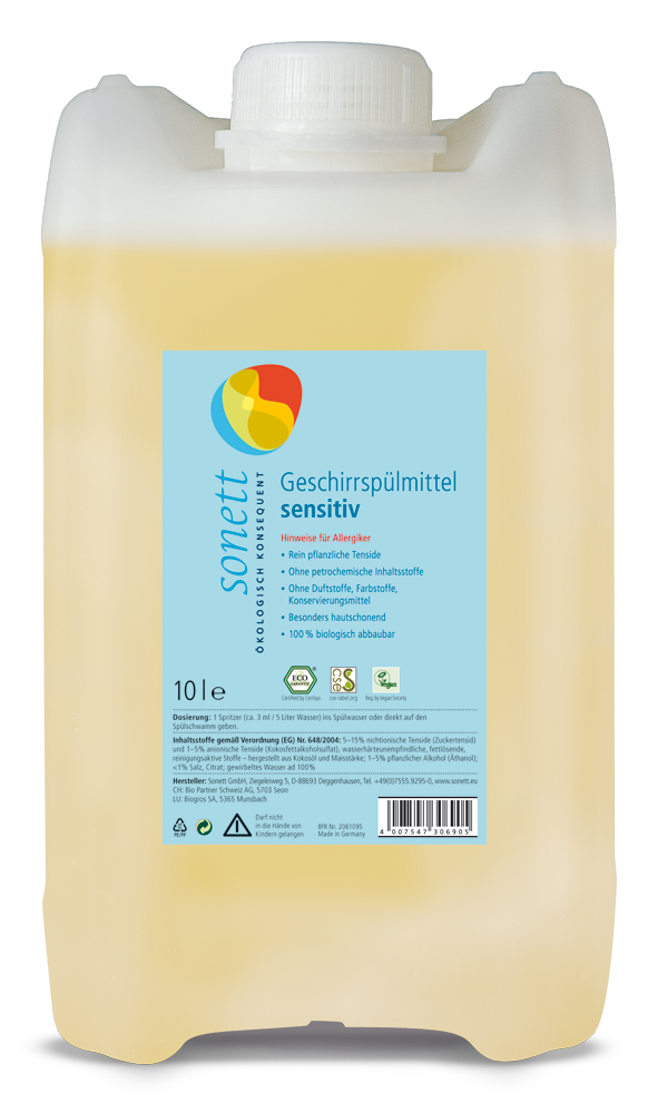 8e197af28cbdd67c2ea4622da8c8d75a-geschirrspuelmittel-sensitiv-10l-de Sonett Prostředek na nádobí / Univerzální čistič Sensitive - 10 l