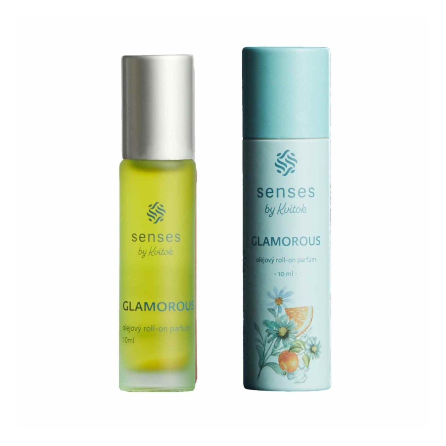 Kvitok_Senses_roll_parfem_Glamorous_komplet Kvitok Senses Roll-on olejový parfém Glamorous (10 ml) - sladká krémová vůně