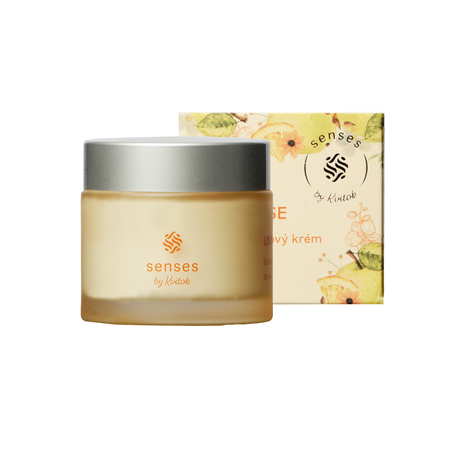 Kvitok_Senses_telovy_krem_Universe_komplet Kvitok Senses Šlehaný tělový krém Universe (60 ml) - svěží unisex vůně