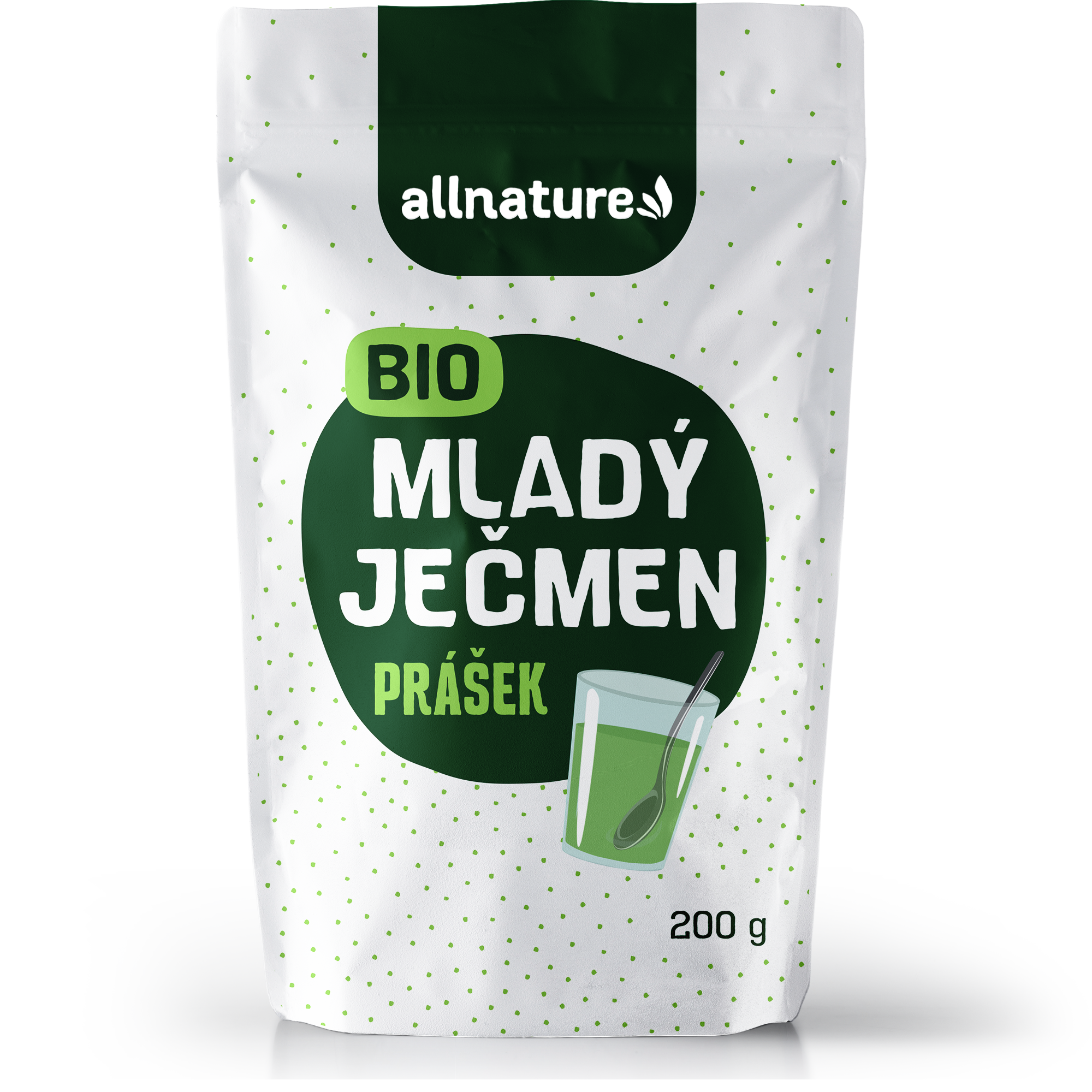 allnature-mlady-jecmen-prasek-bio-200-g Allnature Mladý ječmen prášek BIO - 200 g - bohatý na vitamíny a minerály