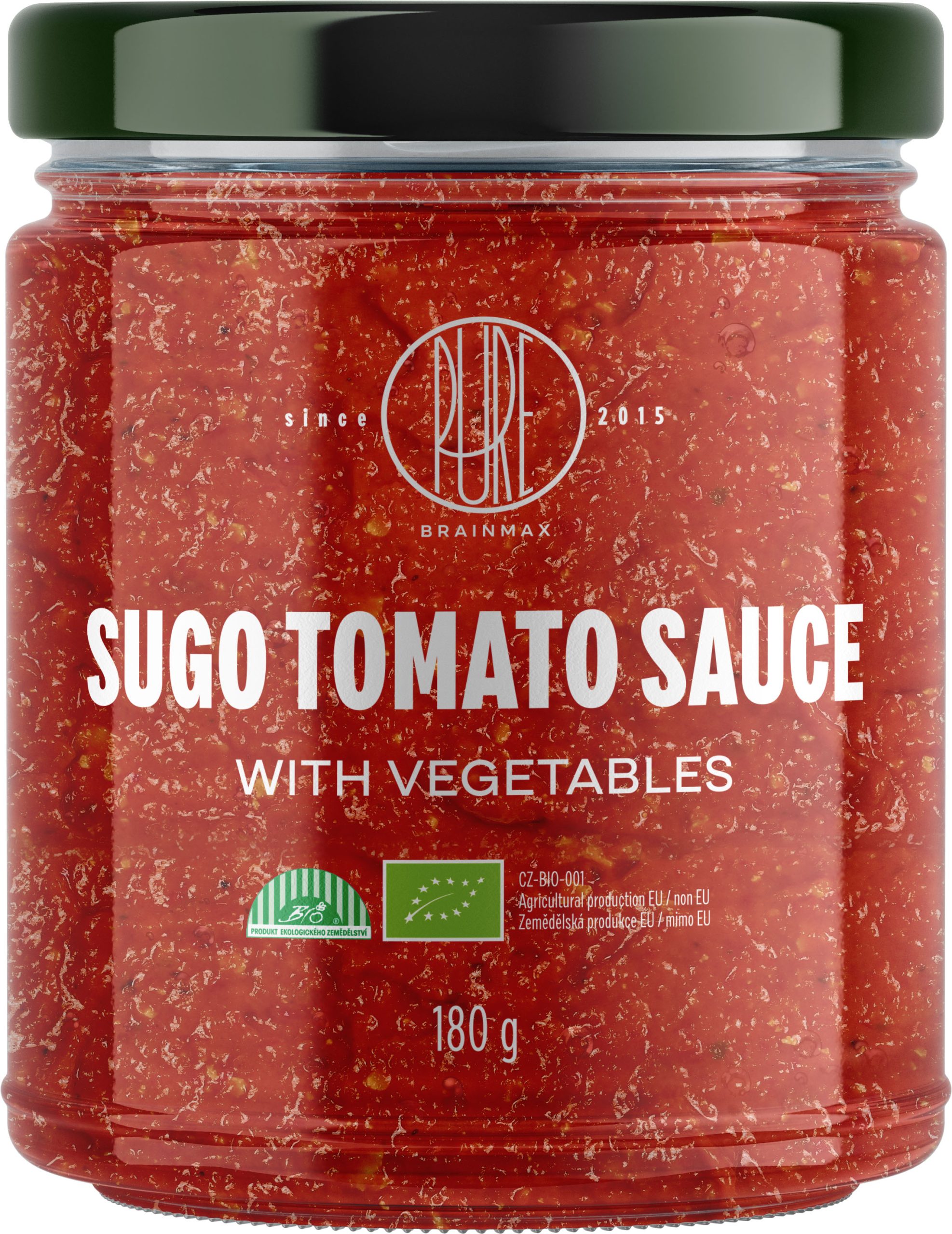 Exclusive Mockups for Branding and Packaging Design BrainMax Pure Sugo, BIO, 180 g