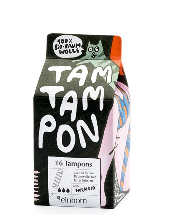2f78cdbffda737a7948882e3060589b5-Tamtampon-normalo-01 Einhorn Tampony TamTampon Normalo (16 ks) - hypoalergenní z bio bavlny