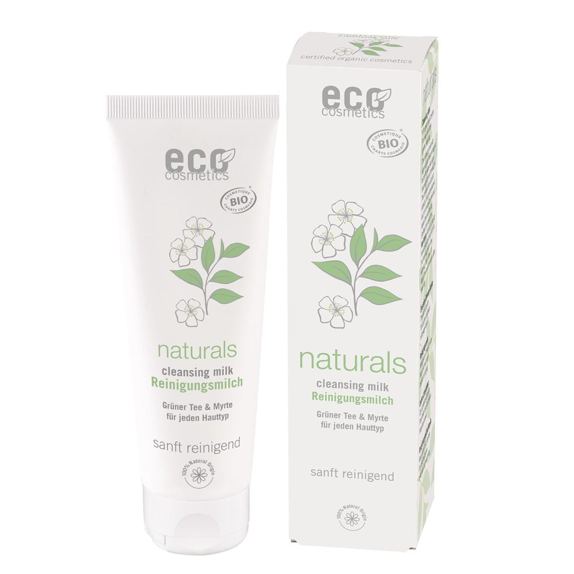 3f2115b2d630594dc68b3dd8e1b6b133-ECO-Naturals-Reinigungsmilch-WEB-1154x1154 Eco Cosmetics Čistící mléko 3v1 (125 ml) - odstraní i voděodolný make-up