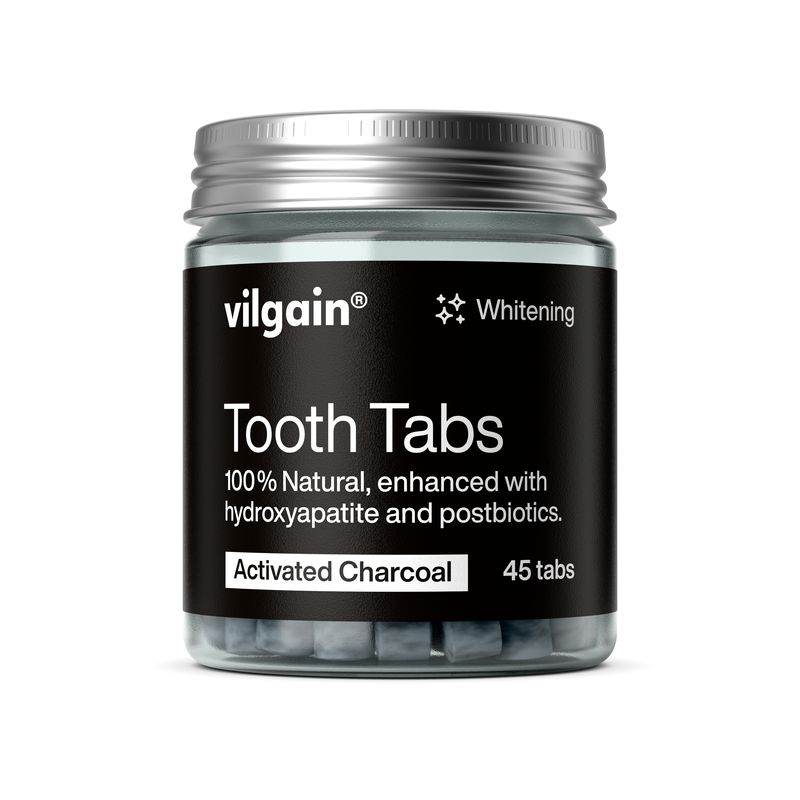 8ee25bec-3a5a-4d35-945c-c64d5f5740de-2 Vilgain Tablety na zuby – Aktivní Uhlí 45 tablet
