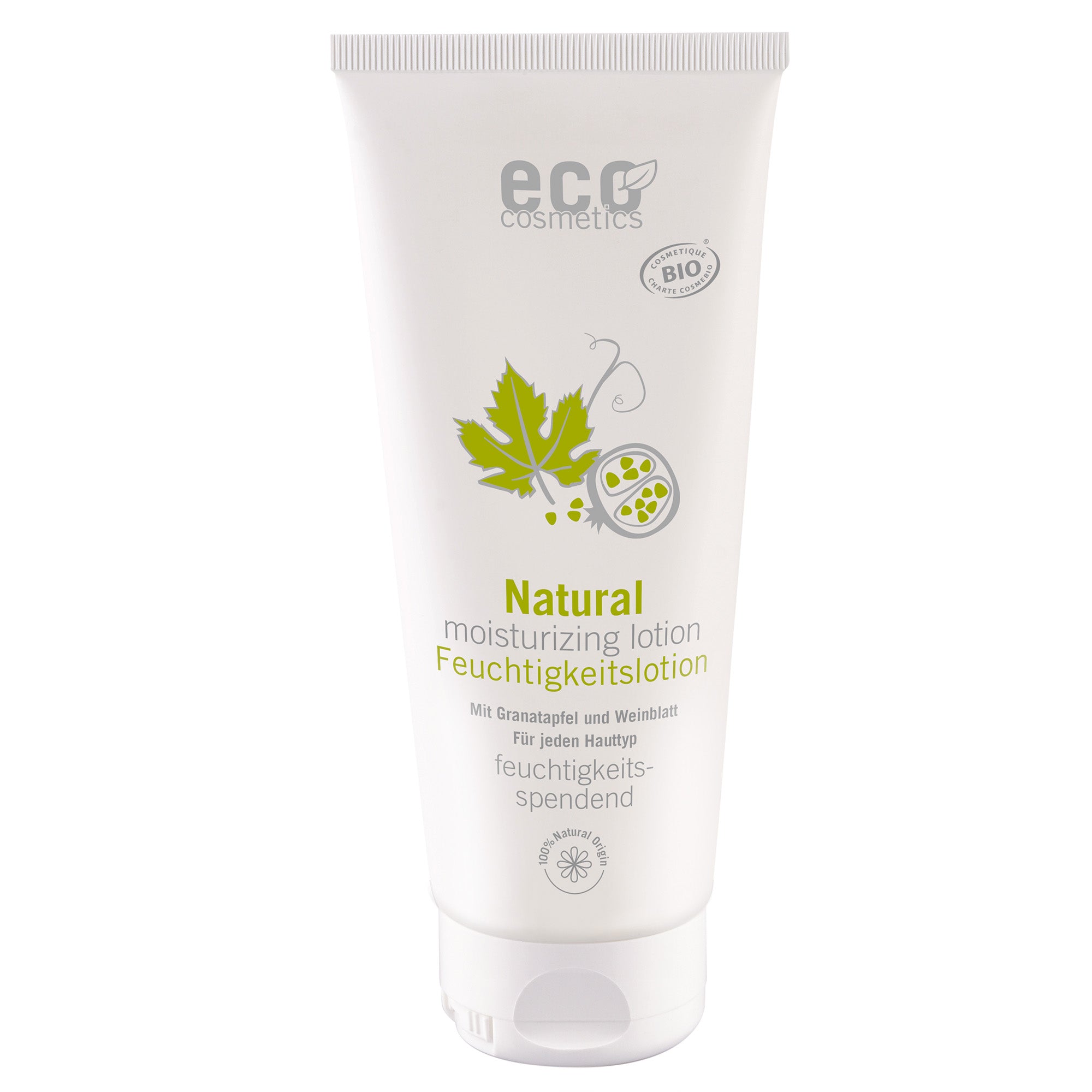 ECONATURALMoisturising_2000x2000_6b27460c-701a-4092-97f1-b2d2cc6b28a6 Eco Cosmetics Hydratační tělové mléko BIO (200 ml) - s vinným listem a granátovým jablkem