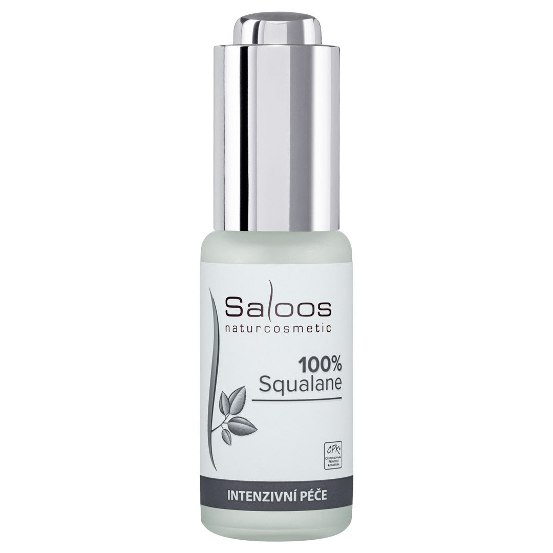 saloos_int_pece_100_squalane_20ml Saloos Suchý olej 100% Squalane na pleť a vlasy (20 ml) - rychle se vstřebává, bez mastnoty