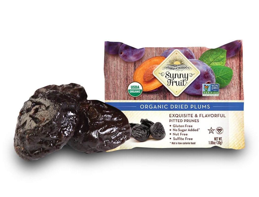svestky_0 Sunny Fruit Švestky sušené na slunci BIO - 30g - šťavnaté a bez pecek