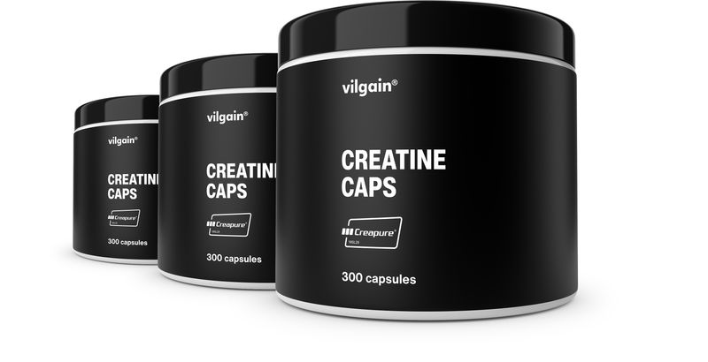 2f69a36f-9556-4eab-90ab-a31ce9928575 Vilgain Kreatin Creapure® – 3× bez příchutě 300 kapslí
