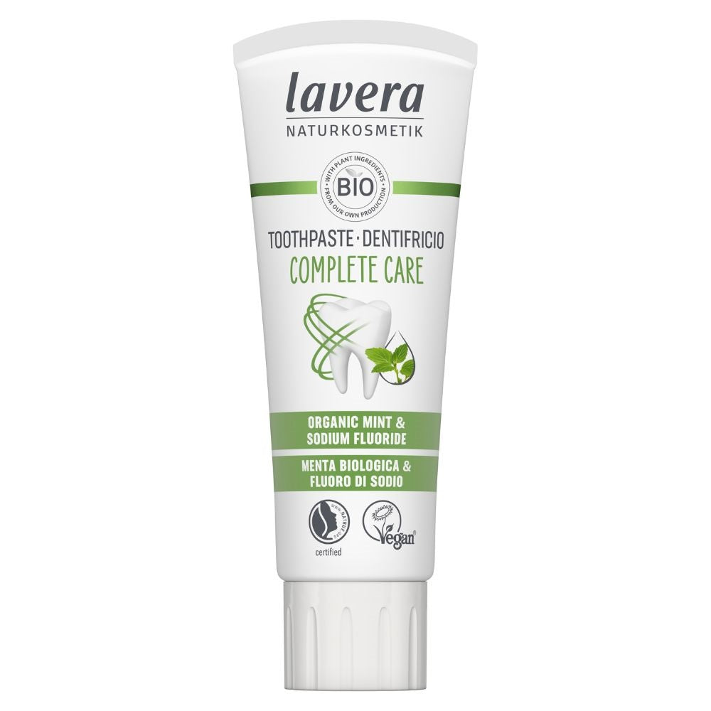 4021457652365_1 Lavera Zubní pasta Complete Care s mátou a fluoridem BIO (75 ml) - kompletní péče o dutinu ústní