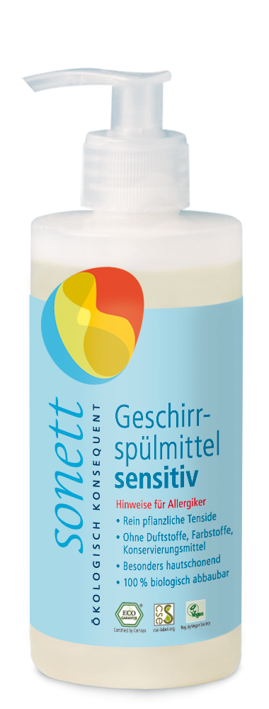87f078ff98762d2d46ebb5555f072430-geschirrspuelmittel-sensitiv-300ml-de Sonett Prostředek na nádobí Sensitive - 300 ml - i pro nejcitlivější a alergickou pokožku