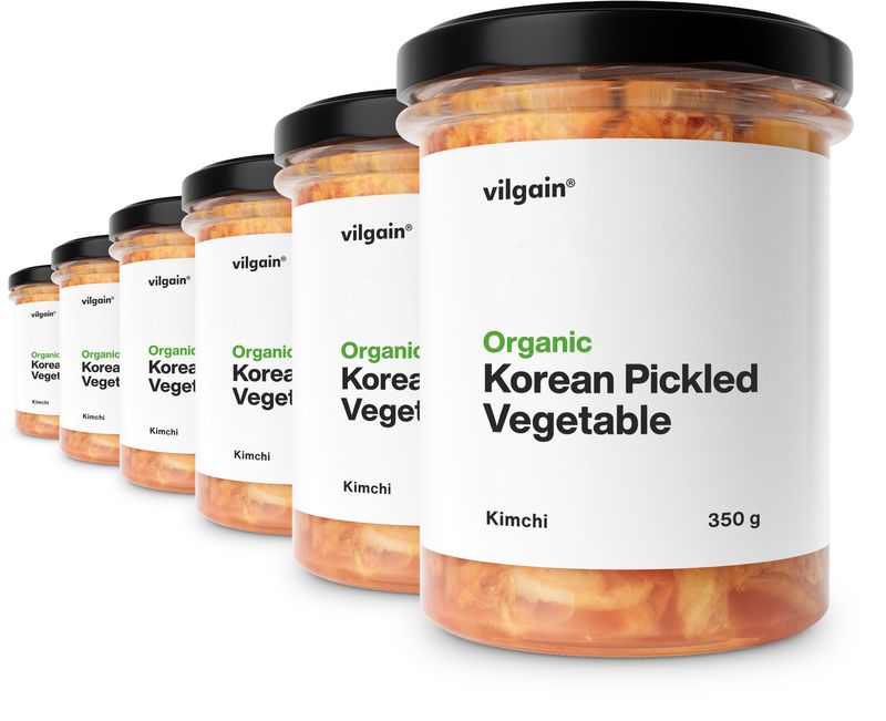 96142434-5a8c-4374-b16a-481e5988a2f5 Vilgain Fermentovaná zelenina BIO – 6× korejské kimchi 350 g