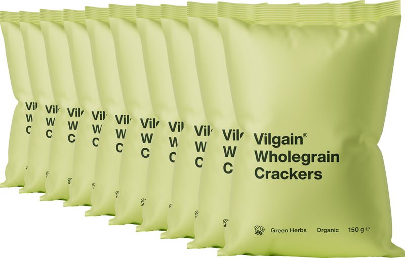 b9da4e2a-5ae0-4166-be9f-61204a28400e Vilgain Celozrnné krekry BIO – 10× bylinky 150 g