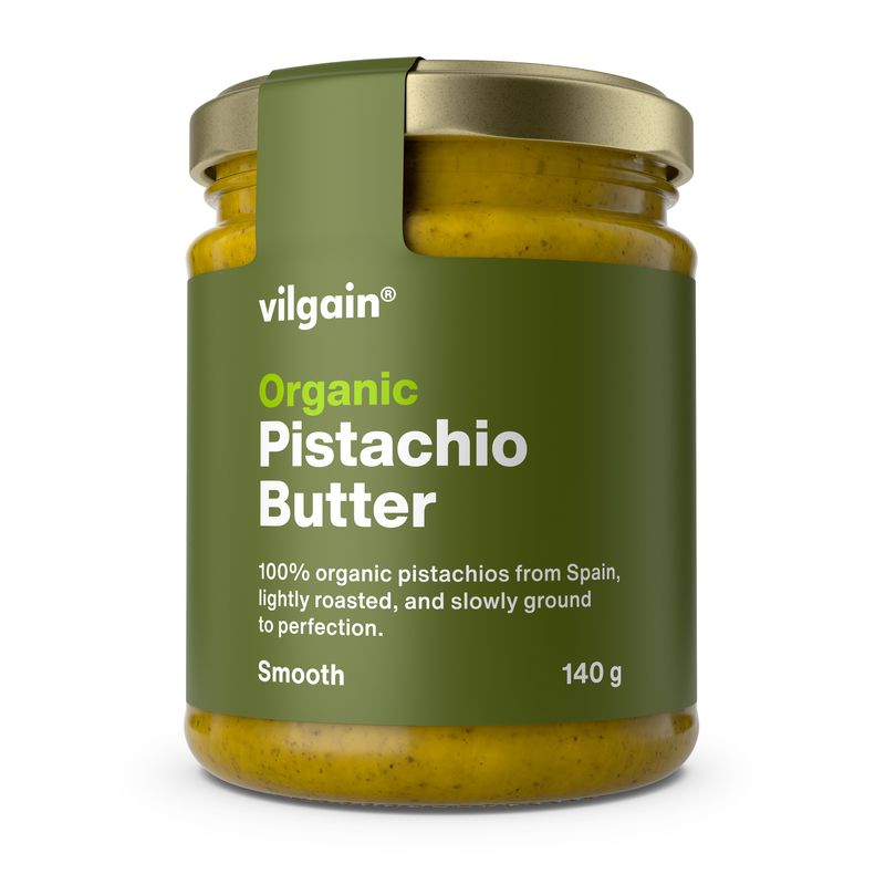 d9455042-2066-426a-9edb-0742377b1cd9 Vilgain Pistáciové máslo BIO – 140 g