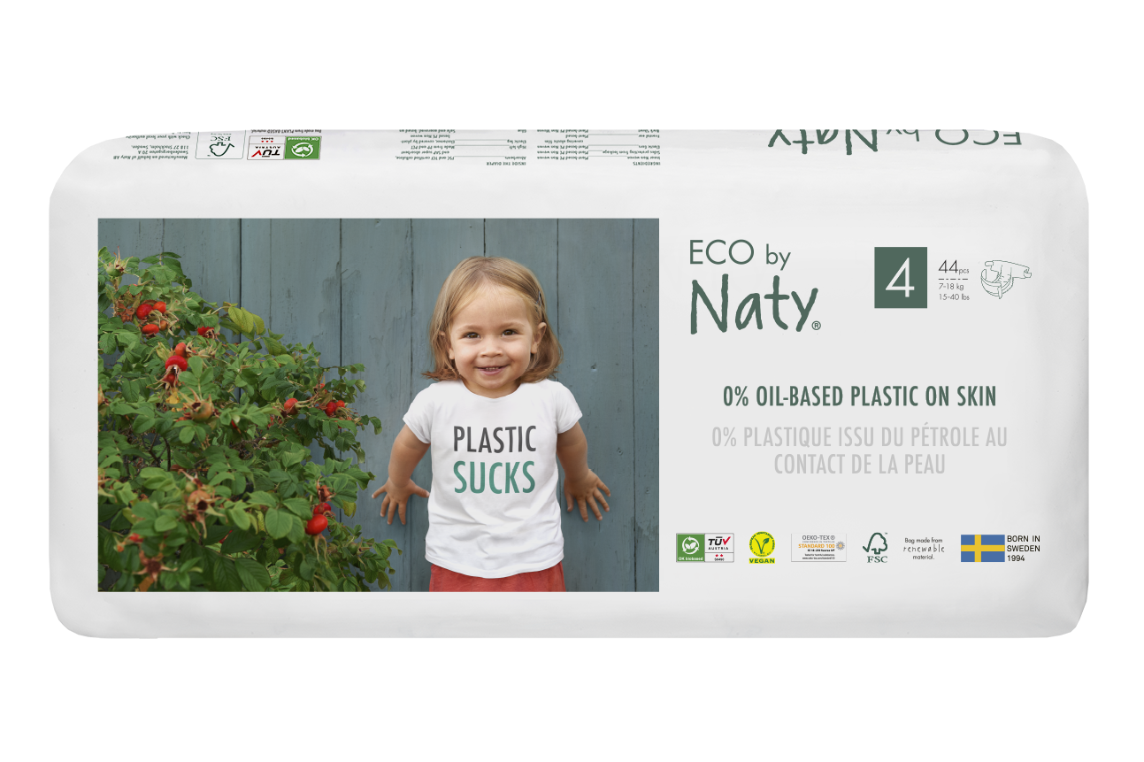 e4da9138fc058960b3b262b5ada6bb43-7330933178433-EP-Size-4-landscape Naty Ekoplenky Maxi 4 (7 - 18 kg) (44 ks) - z 55-60 % rozložitelné