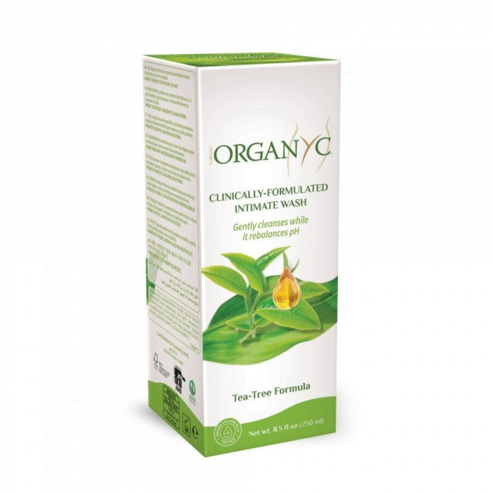 13676_organyc_sprchovy_gel_na_intimni_hygienu Organyc Gel pro intimní hygienu BIO - Tea Tree (250 ml) - pro citlivou pokožku