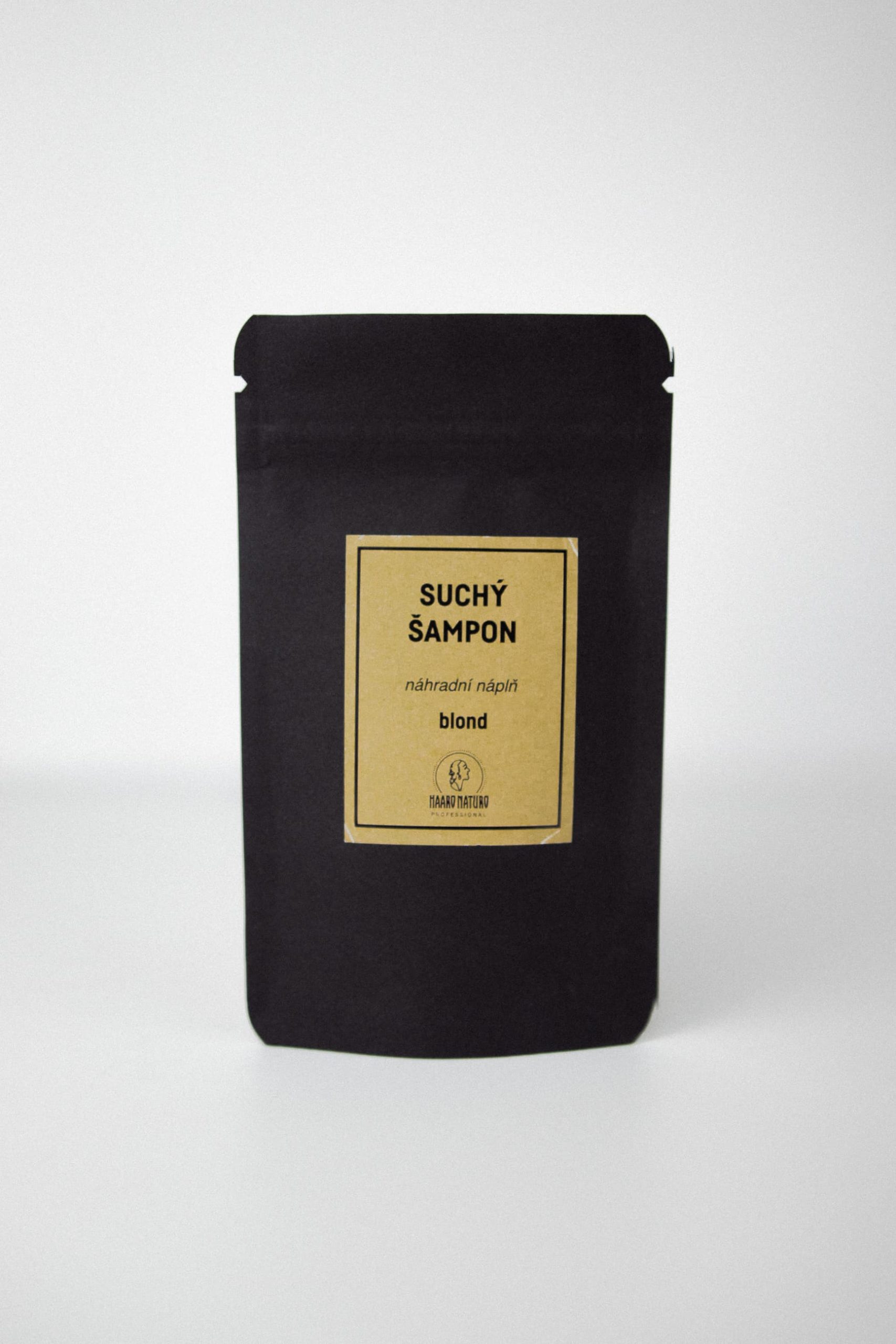 Haaro_suchysampon_blond_obal_1 Haaro Naturo Suchý šampon BLOND - náhradní náplň (50 g) - pro světlé, blond a prošedivělé vlasy