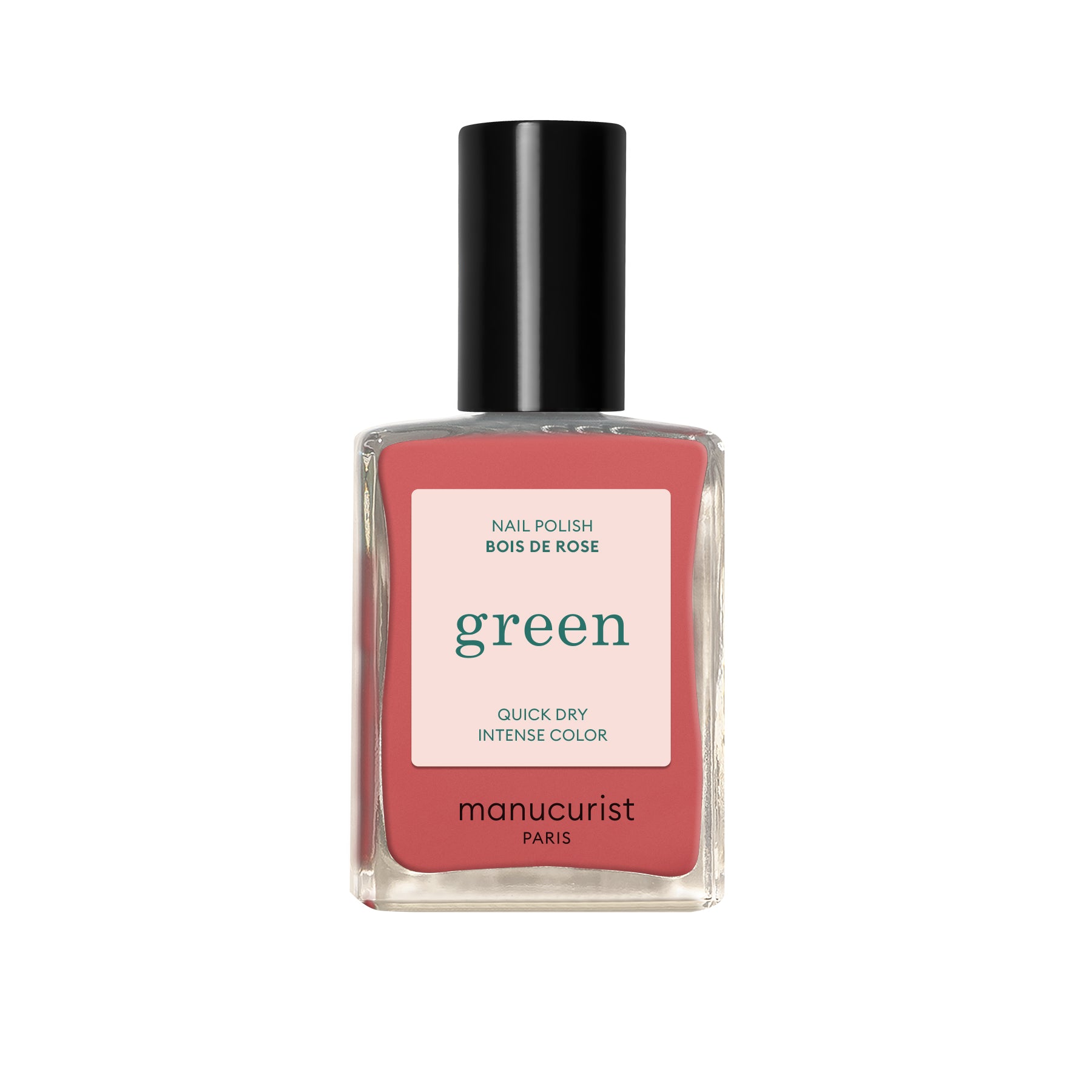 Manucurist_Green_BoisedeRose_3662263310684_0 Manucurist Green schnoucí lak na nehty - Bois de rose (15 ml) - dusty pink odstín