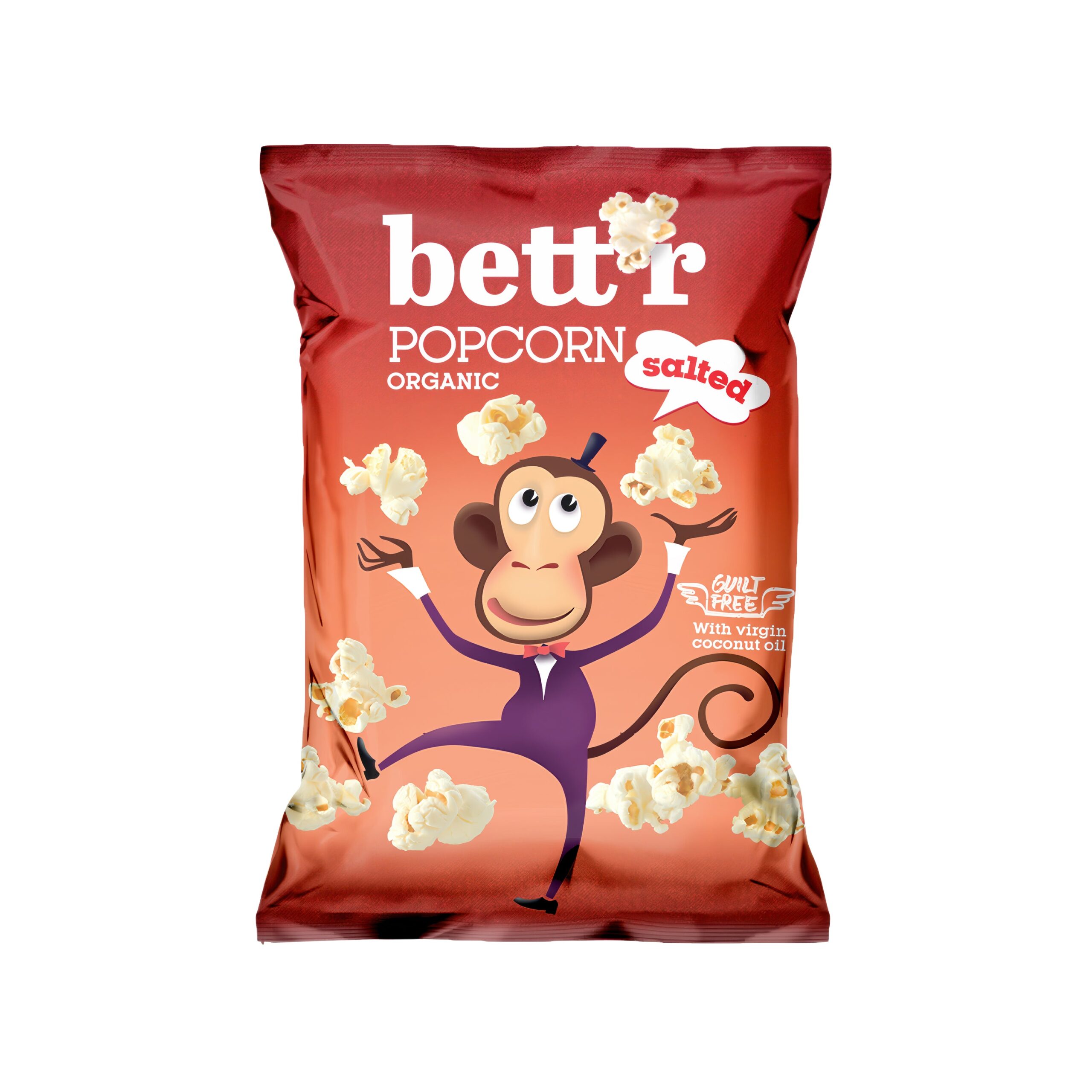 Popcorn s mořskou solí 60 g BIO BETT´R
