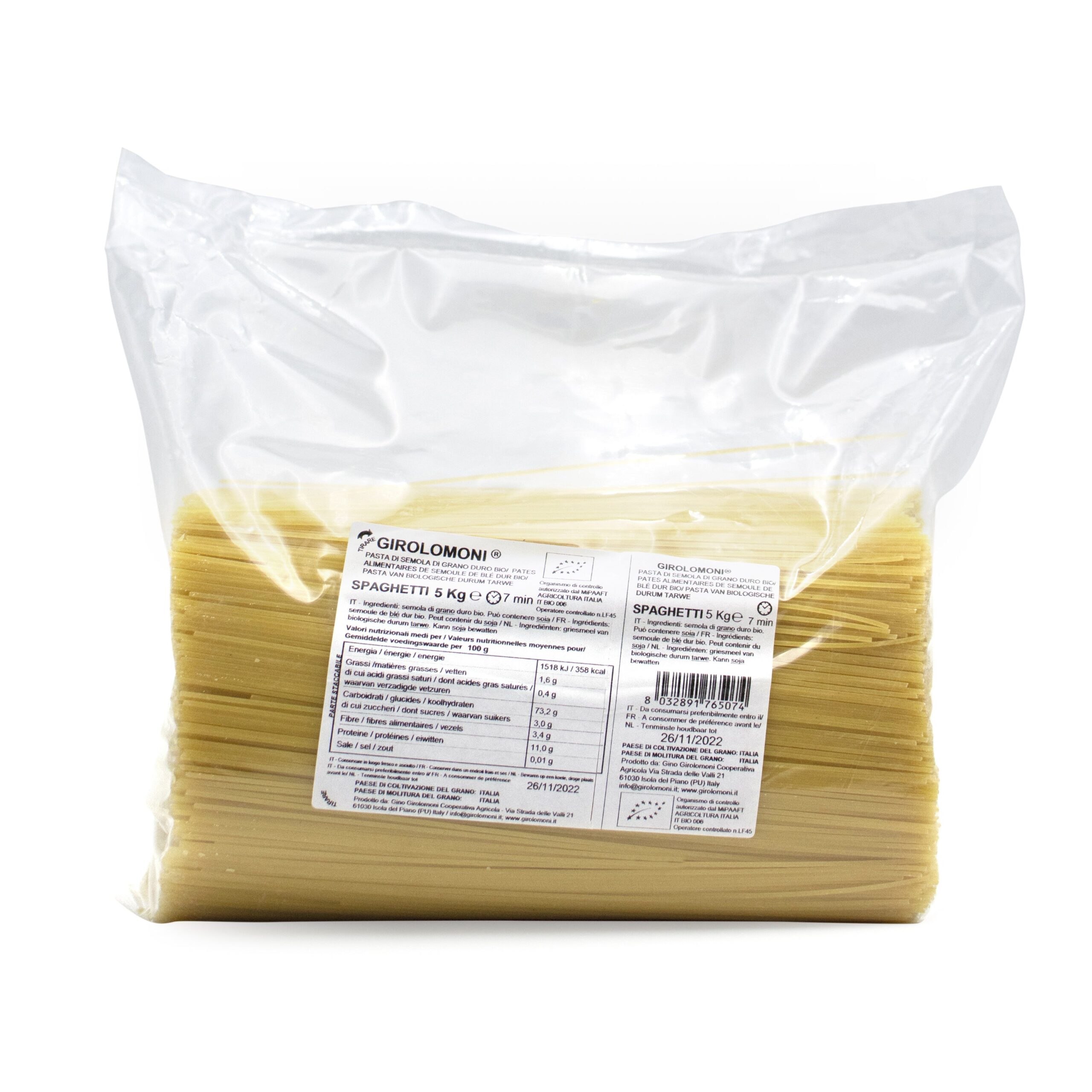 260156_Testoviny_spagety_semolinove_5_kg_BIO_GIROLOMONI-1 Těstoviny špagety semolinové 5 kg BIO GIROLOMONI