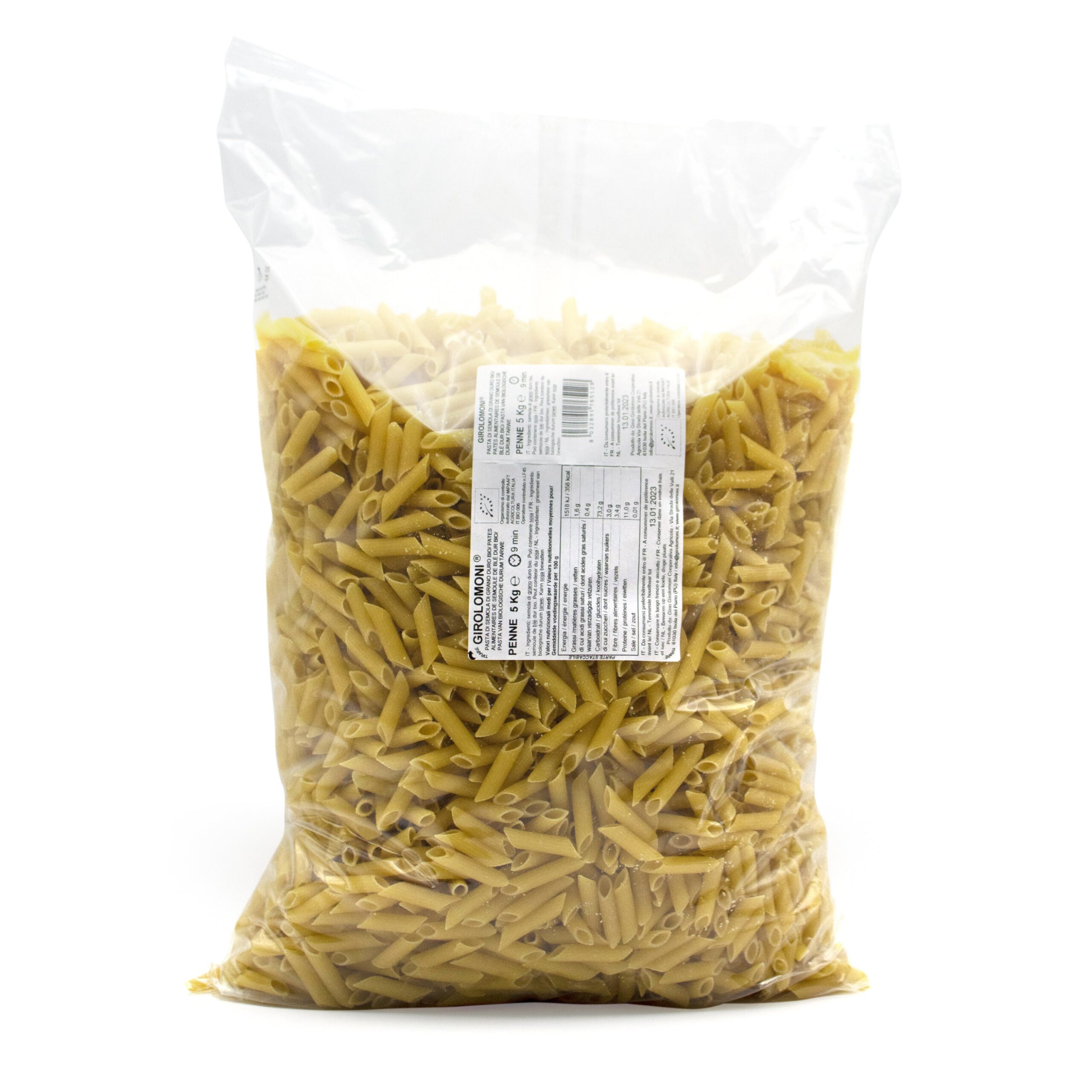 260158_Testoviny_penne_semolinove_5_kg_BIO_GIROLOMONI-1 Těstoviny penne semolinové 5 kg BIO GIROLOMONI