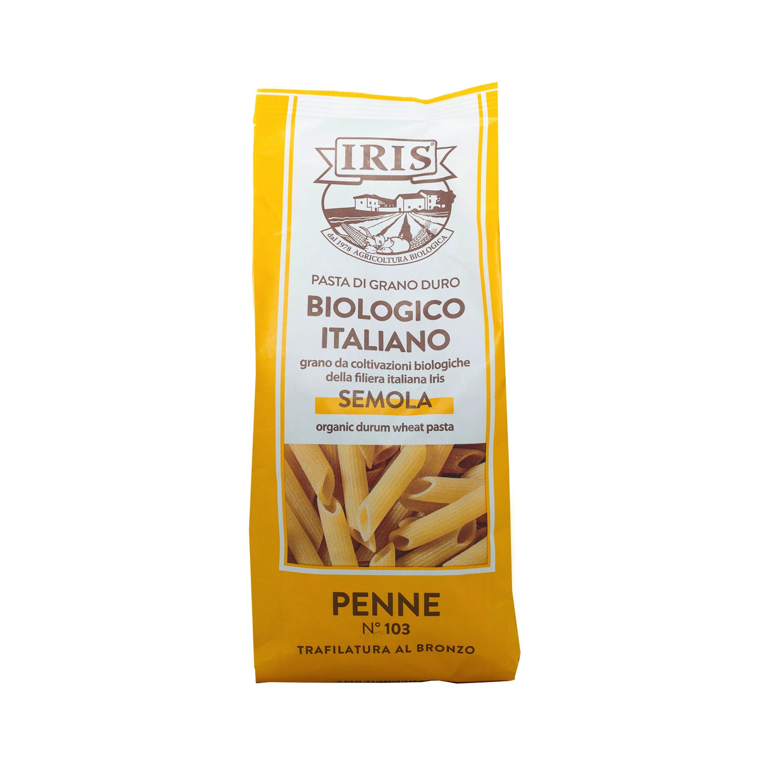 260195_Testoviny_penne_semolina_500_g_BIO_IRIS-1 Těstoviny penne semolina 500 g BIO IRIS