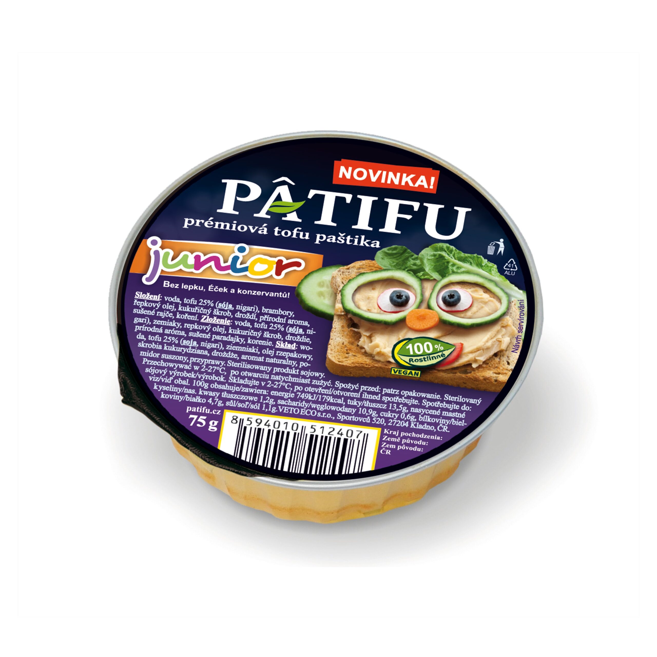 312055_Pastika_PATIFU_junior_75_g_VETO_ECO-1 Alternativa paštiky PATIFU junior 75 g VETO ECO