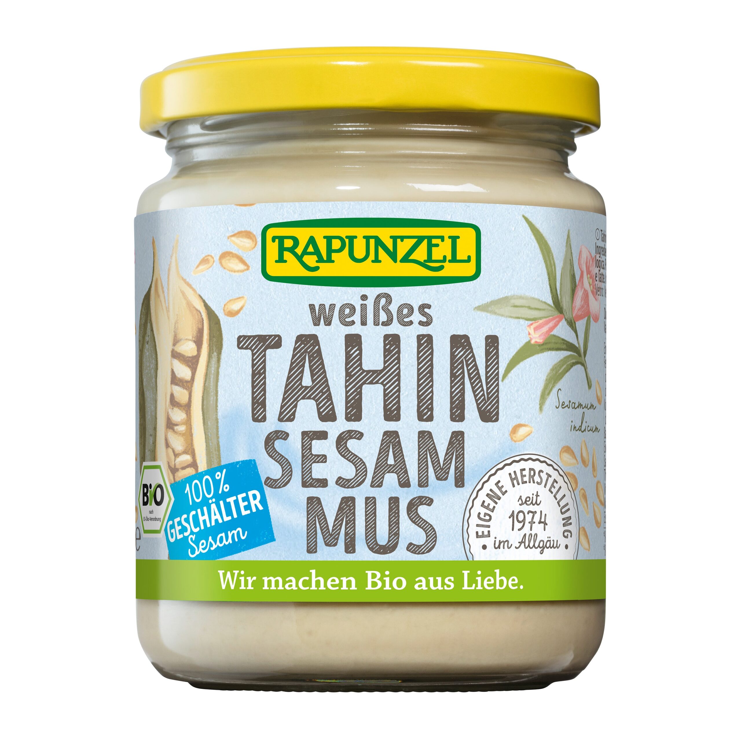 313018_Tahini_bile_sezamova_pasta_100_250_g_BIO_RAPUNZEL-1 Tahini bílé sezamová pasta 100 % 250 g BIO RAPUNZEL