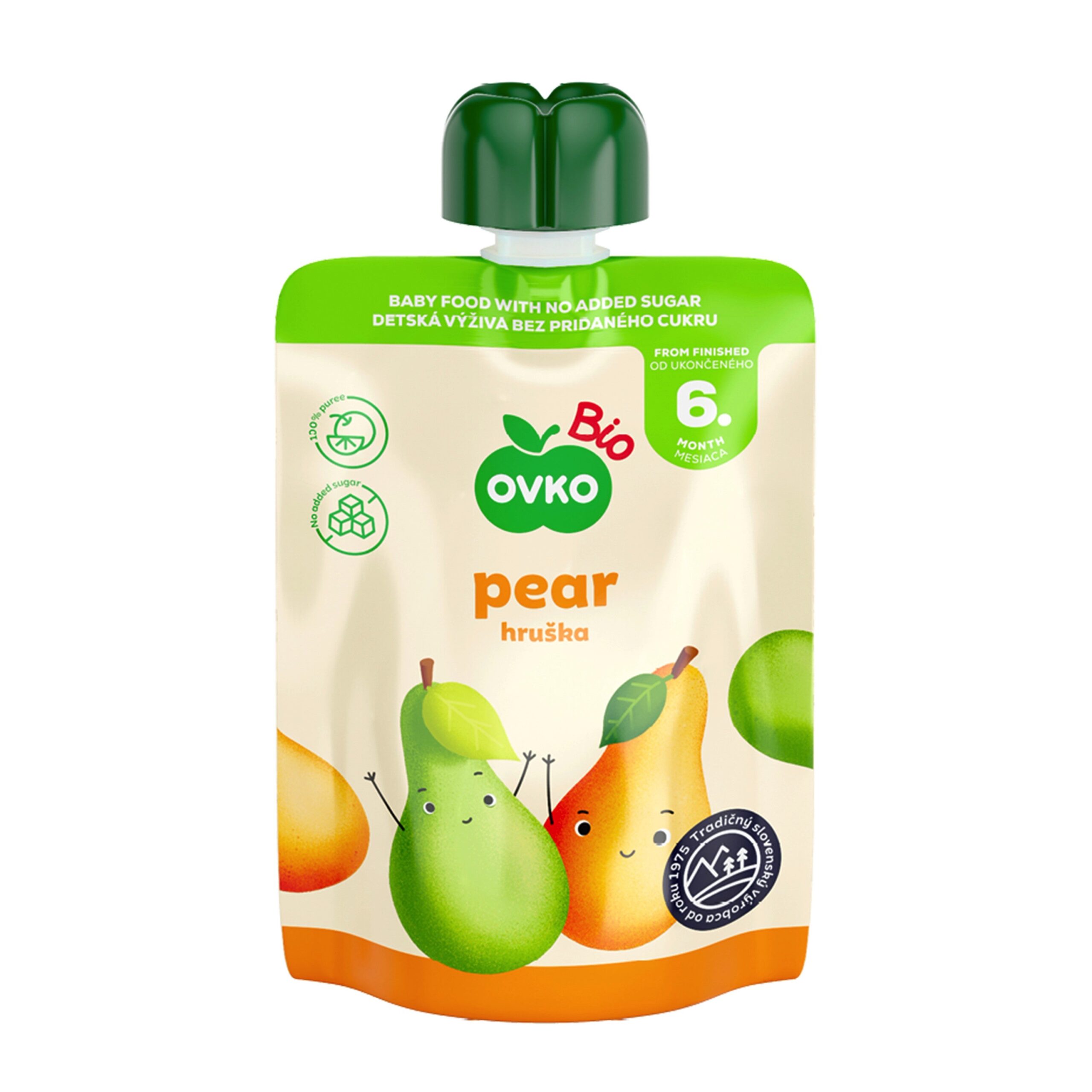 330124_Prikrm_ovocny_hruska_-_kapsicka_90_g_BIO_OVKO-1 Příkrm ovocný hruška - kapsička 90 g BIO OVKO