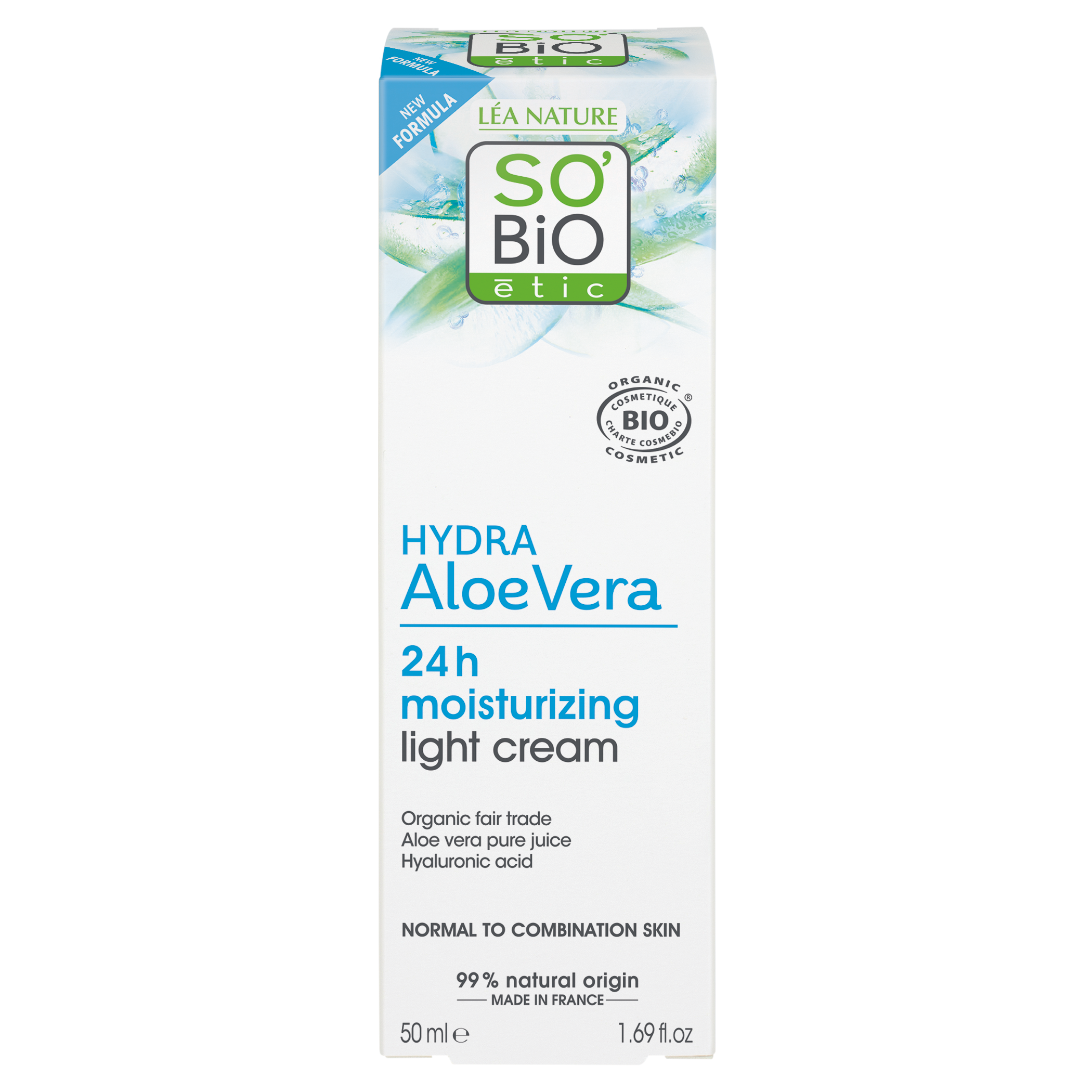 3478820076890CREME_20LEGERE_20JOUR_20HYDRA_20ALOE7ANGLE_CENTREHYDRA_20ALOE_20VERA SO’BiO étic Krém lehce hydratující denní s Aloe Vera BIO (50 ml) - s kyselinou hyaluronovou