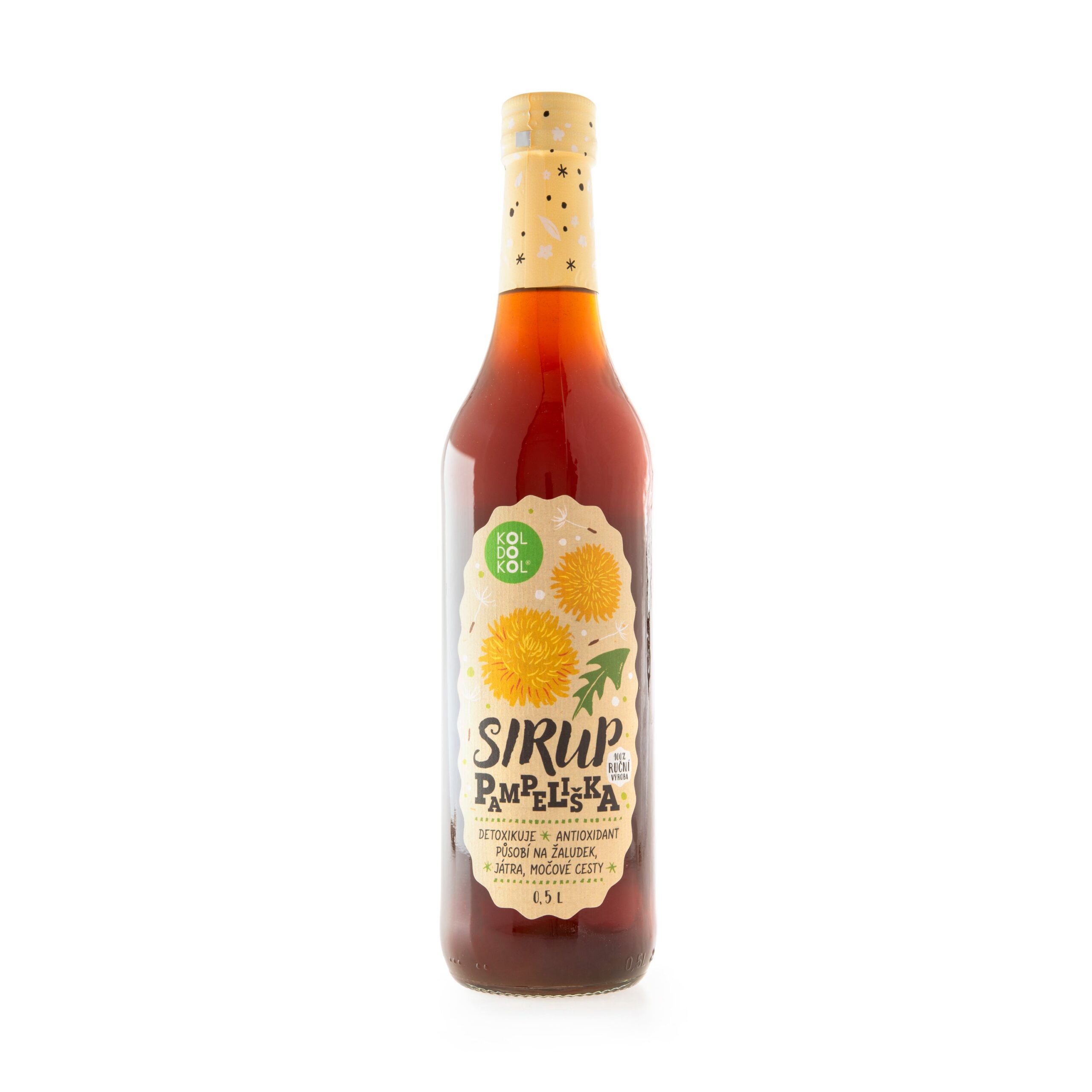 420114_Sirup_pampeliska_500_ml_KOLDOKOL-1 Sirup pampeliška 500 ml KOLDOKOL
