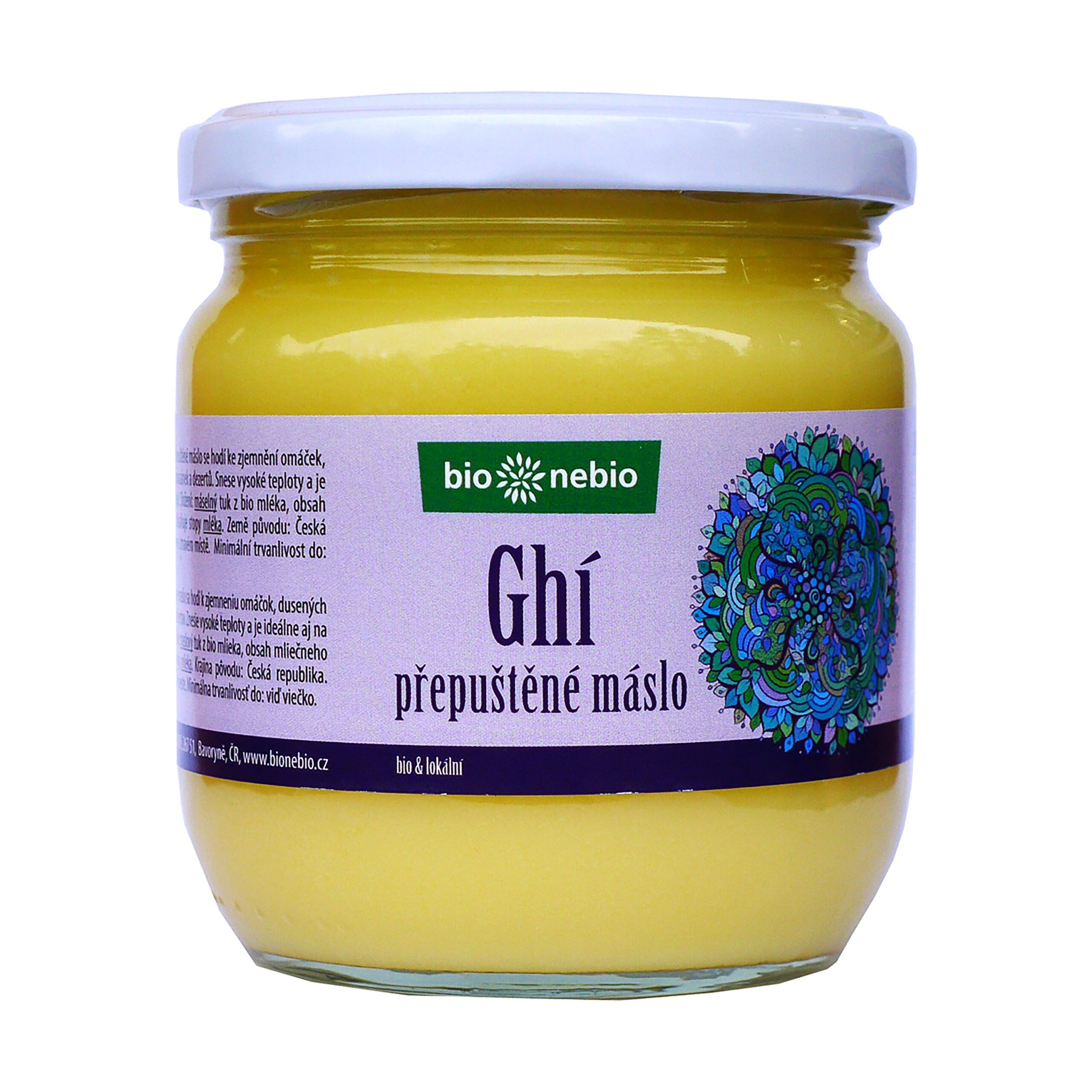 430160_Maslo_prepustene_ghi_CESKE_425_ml_BIO_BIO_NEBIO-1 Máslo přepuštěné ghí ČESKÉ 425 ml BIO BIO NEBIO
