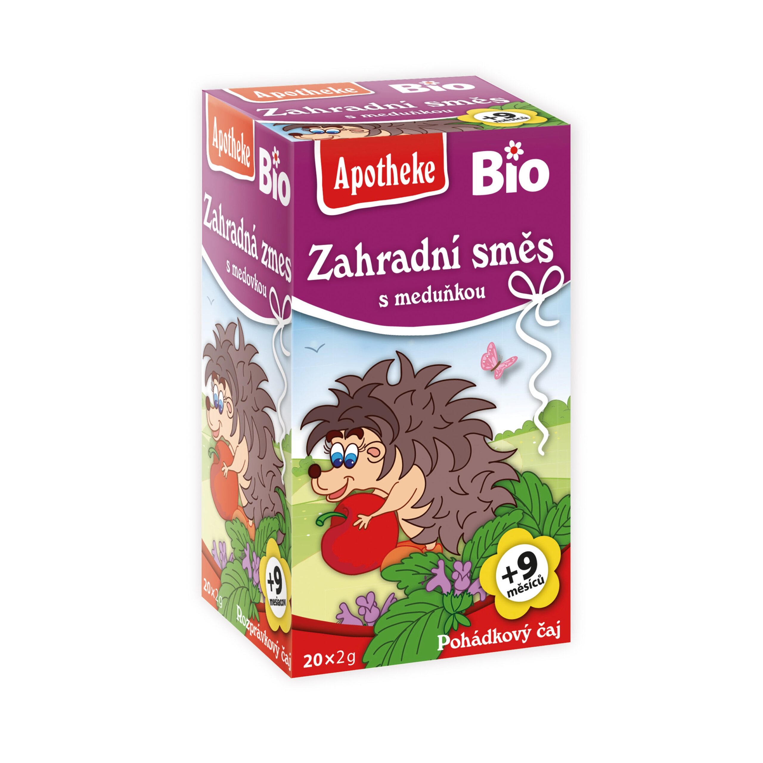 510490_Caj_detsky_Zahradni_smes_s_medunkou_20_sacku_40_g_BIO_MEDIATE-1 Apotheke Ovocný čaj dětský Zahradní směs s meduňkou BIO - 4x5 nálev. sáčků (40 g)