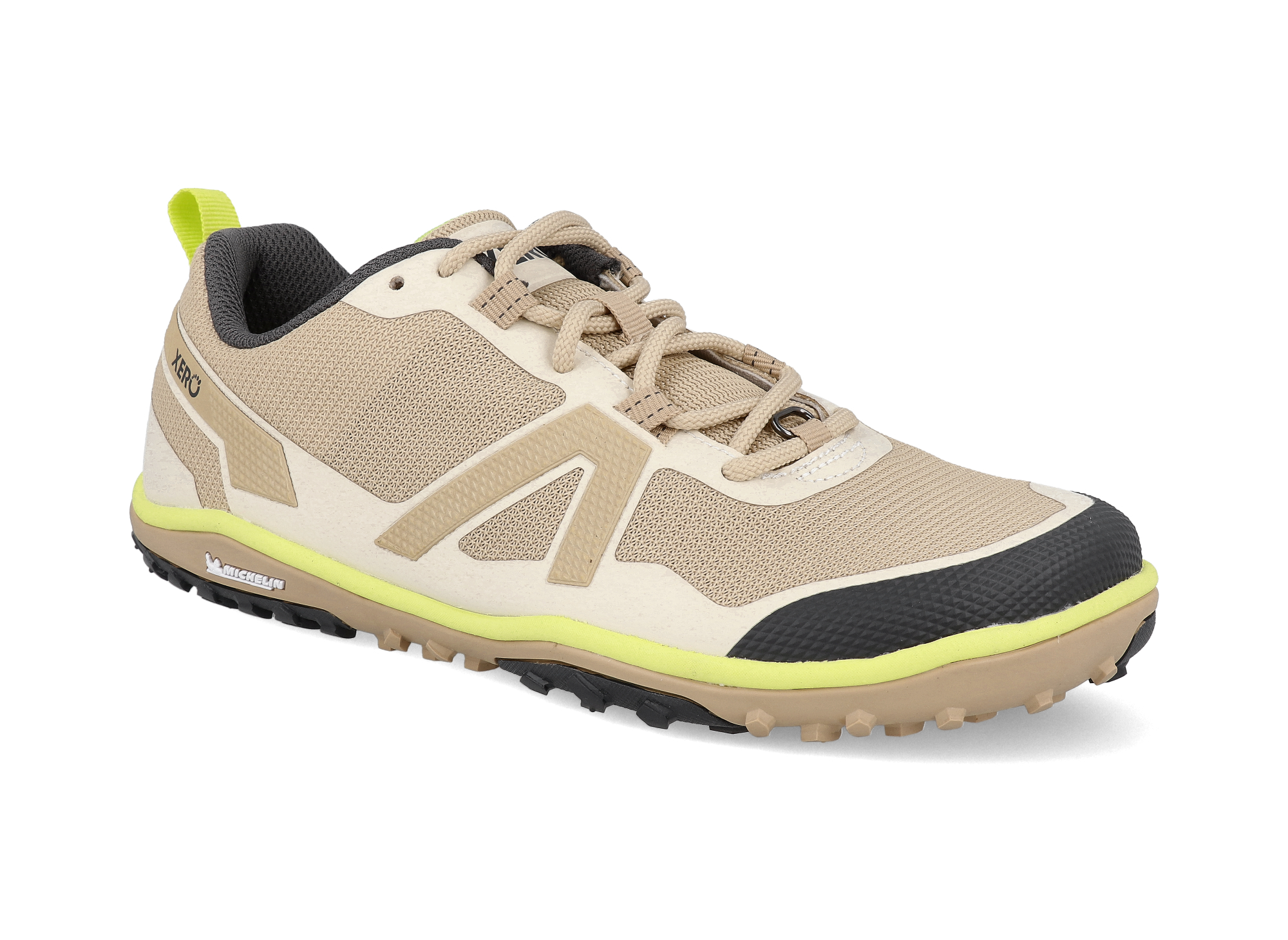 57338_slvw-icsm-barefoot-damske-outdoorove-boty-xero-shoes-scrambler-low-ev-irish-cream-sunny-lime-1 Barefoot dámské outdoorové boty Xero shoes - Scrambler Low EV Irish Cream / Sunny Lime béžové Velikost: 40, Délka boty: 265, Šířka boty: 94