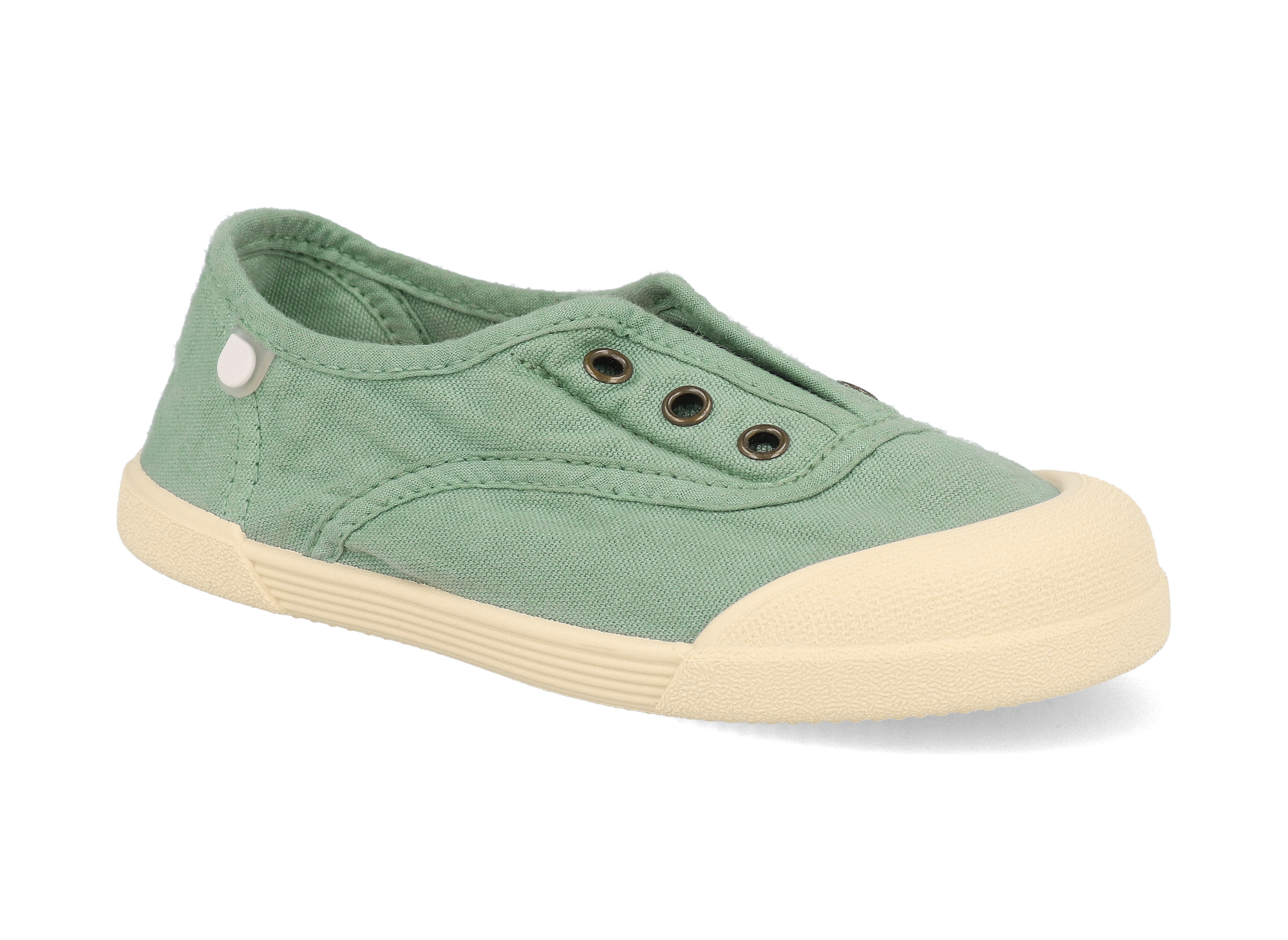 57389_s10330-391-barefoot-detske-tenisky-igor-lona-matcha-1 Barefoot dětské plátěnky Igor - Lona matcha zelené Velikost: 34, Délka boty: 215, Šířka boty: 82