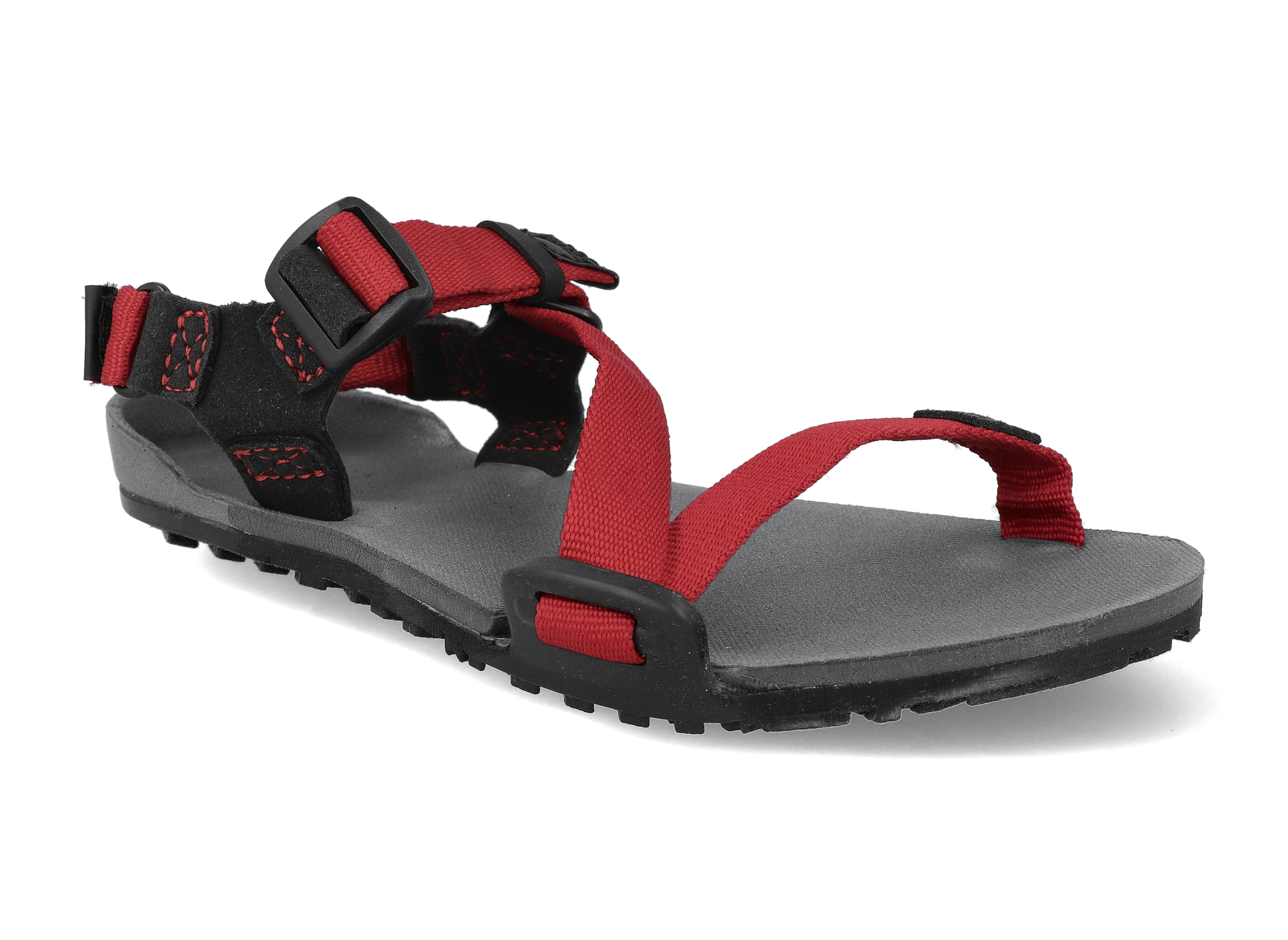 57716_troy-chrp-barefoot-detske-sandaly-xero-shoes-z-trail-youth-charcoal-red-pepper-1 Barefoot dětské sandály Xero shoes - Z-Trail Youth Charcoal /Red Pepper červené Velikost: 33, Délka boty: 210, Šířka boty: 86