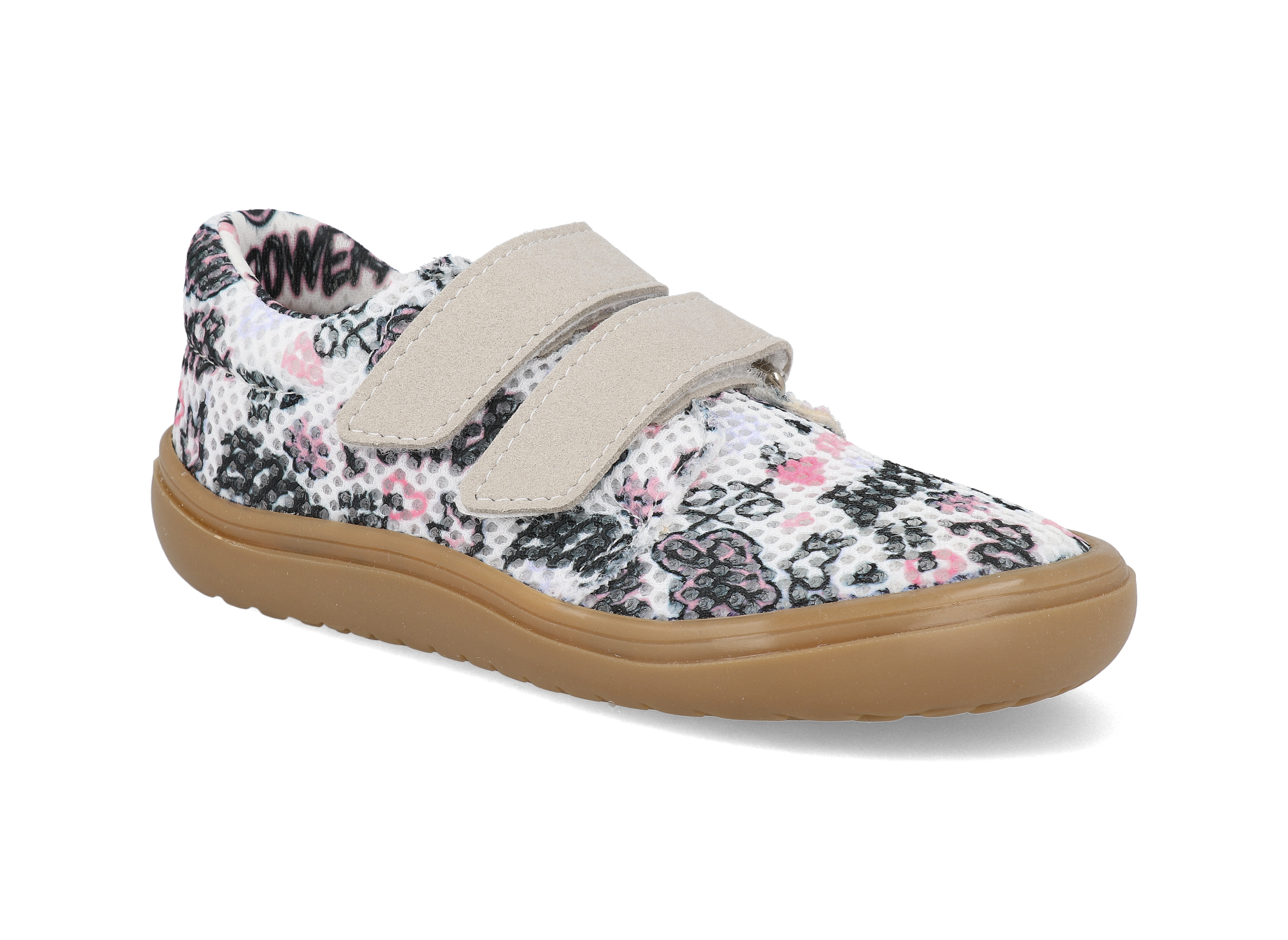 57743_b7-bil-barefoot-detske-tenisky-jonap-b7-bile-1 Barefoot dětské tenisky Jonap - B7 girl power bíločerné Velikost: 32, Délka boty: 211, Šířka boty: 81