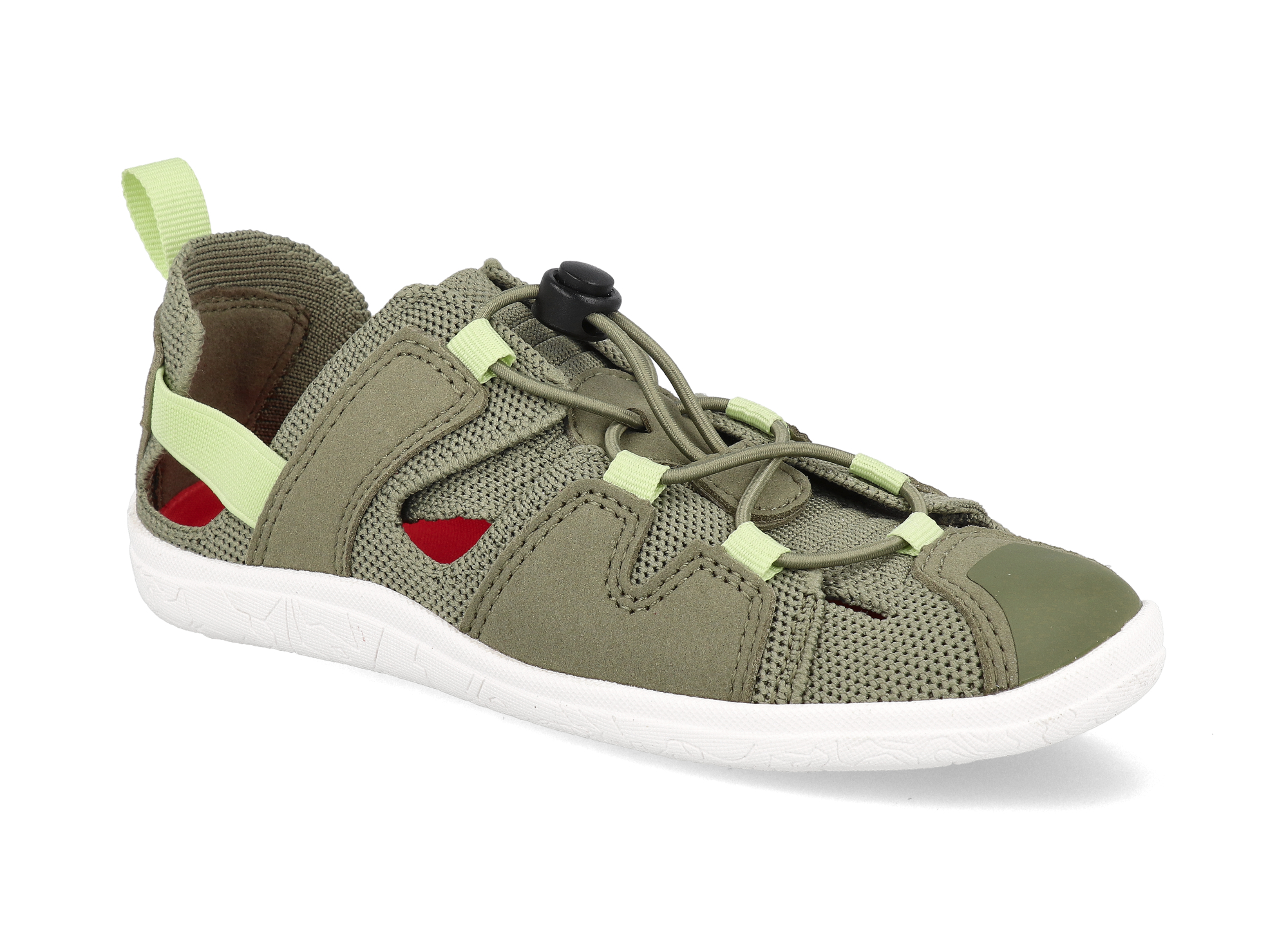 57995_5400157b-8920-barefoot-sandaly-reima-valoa-greyish-green-1 Barefoot sandály Reima - Valoa Greyish green zelené Velikost: 31, Délka boty: 205, Šířka boty: 75