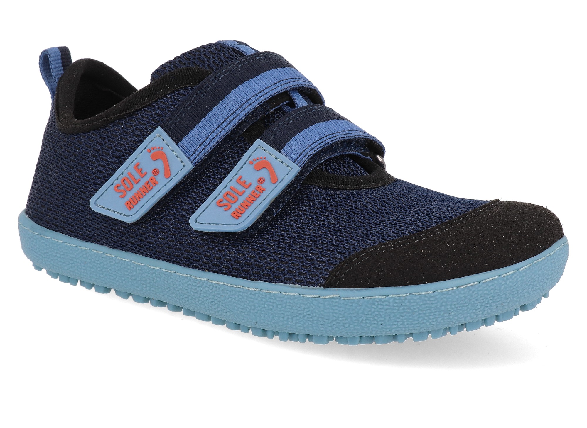 58088_258211-barefoot-tenisky-sole-runner-puck-4-vegan-skyblue-1 Barefoot tenisky Sole Runner - Puck 4 Vegan Skyblue tmavě modré Velikost: 30, Délka boty: 195, Šířka boty: 79