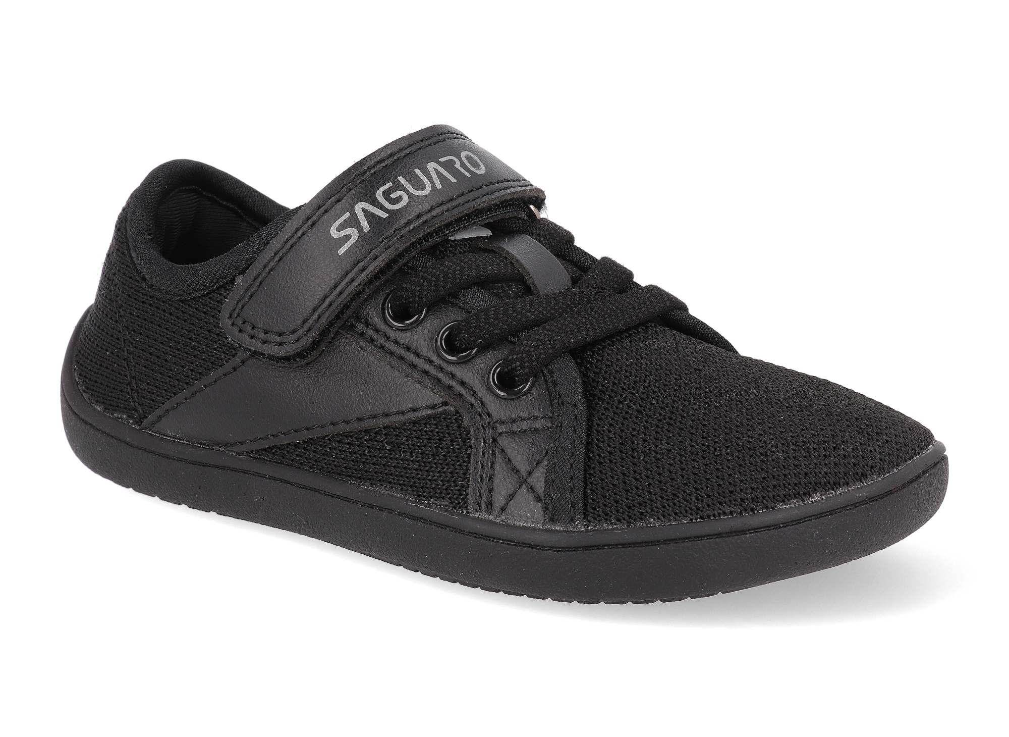 59792_xzh0222bk-barefoot-detske-tenisky-saguaro-kids-luck-i-cerne-1 Barefoot dětské tenisky Saguaro - Kids Luck I černé Velikost: 30, Délka boty: 192, Šířka boty: 80