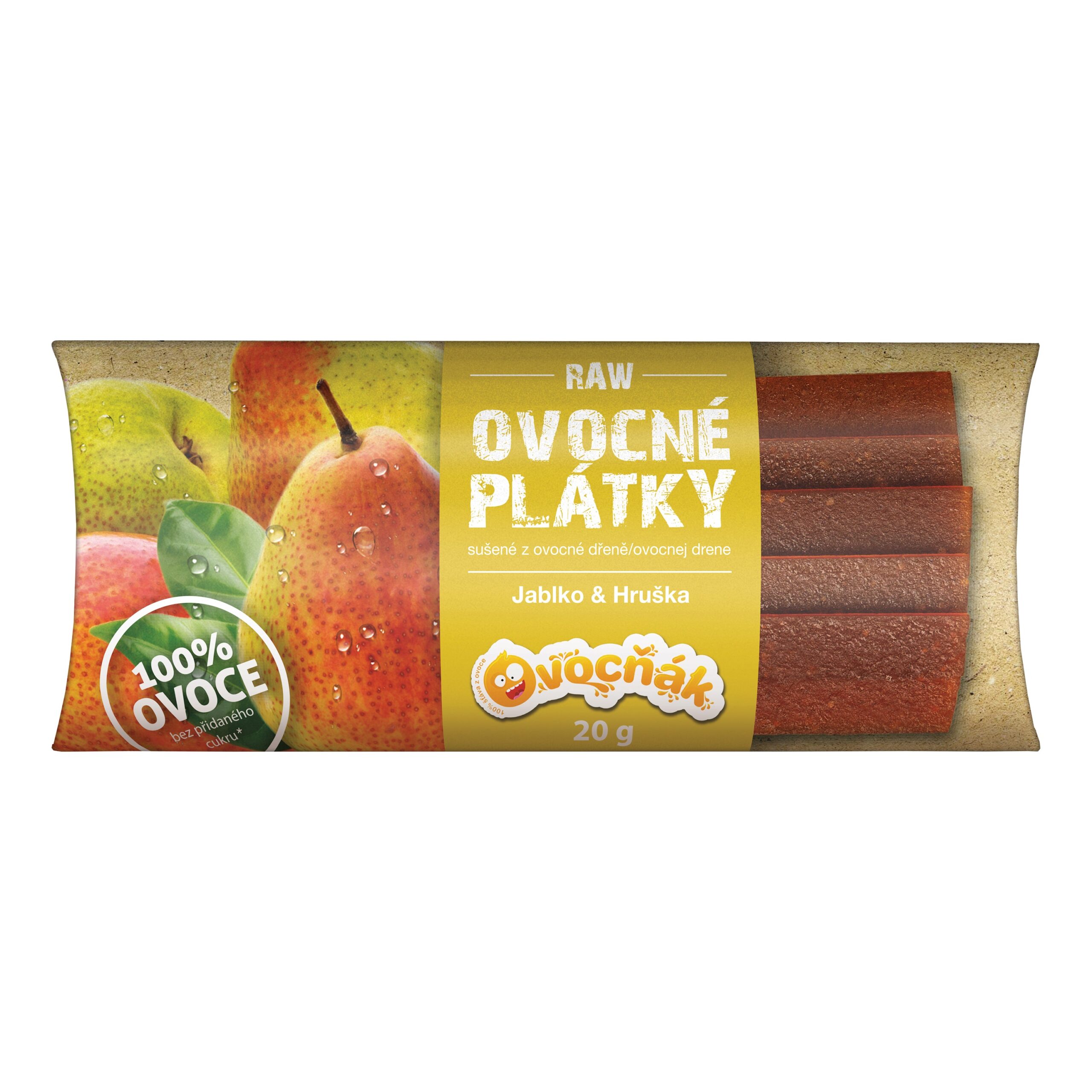 662216_Platky_ovocne_jablko-hruska_20_g_OVOCNAK-1 Plátky ovocné jablko-hruška 20 g OVOCŇÁK