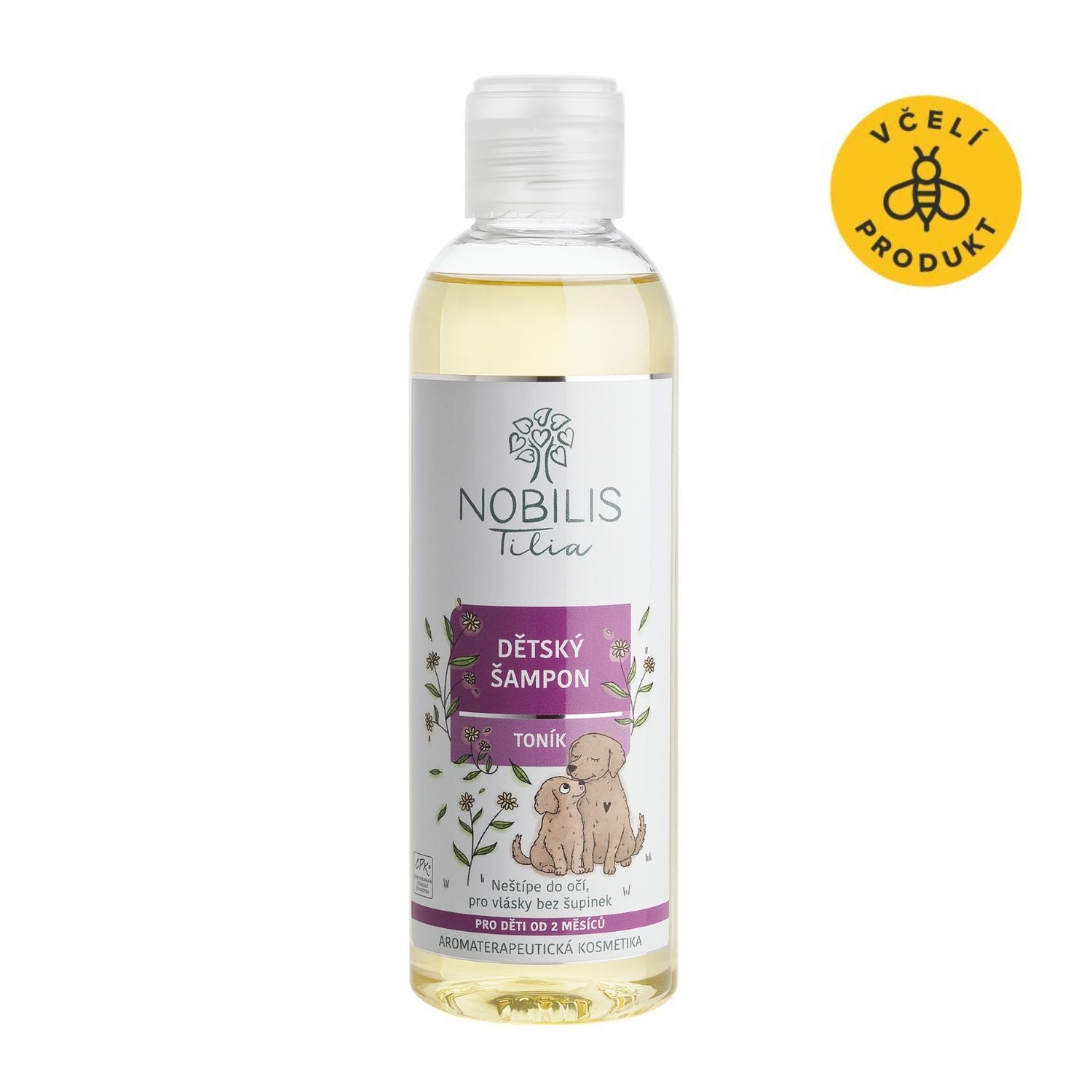 8595100274250_nobilis_detsky_sampon_tonik Nobilis Tilia Dětský šampon Toník (200 ml) - usnadňuje rozčesávání a neštípe v očích
