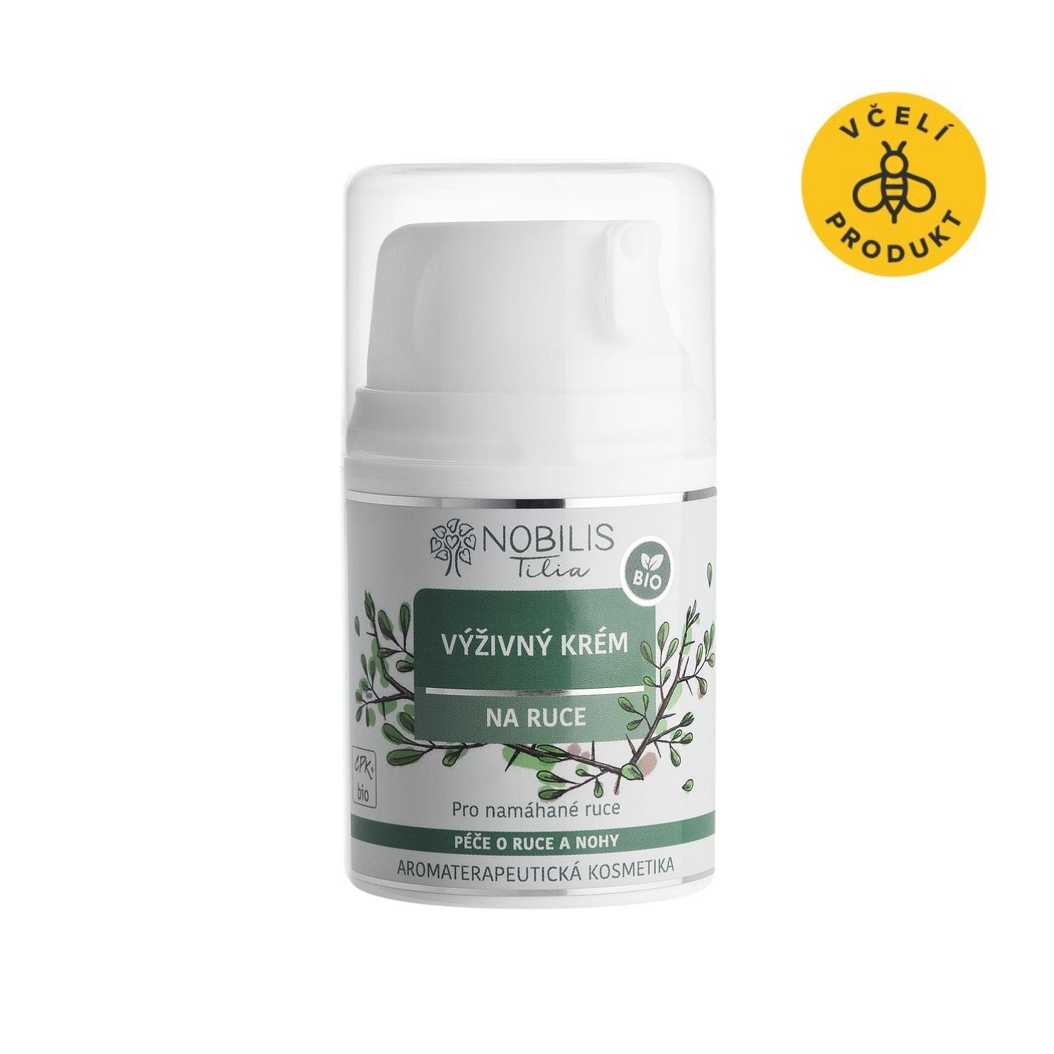 8595100295064_nobilis_vyzivny_krem_na_ruce Nobilis Tilia Vyživující krém na ruce s myrhou (50 ml) - na vysušenou a popraskanou pokožku
