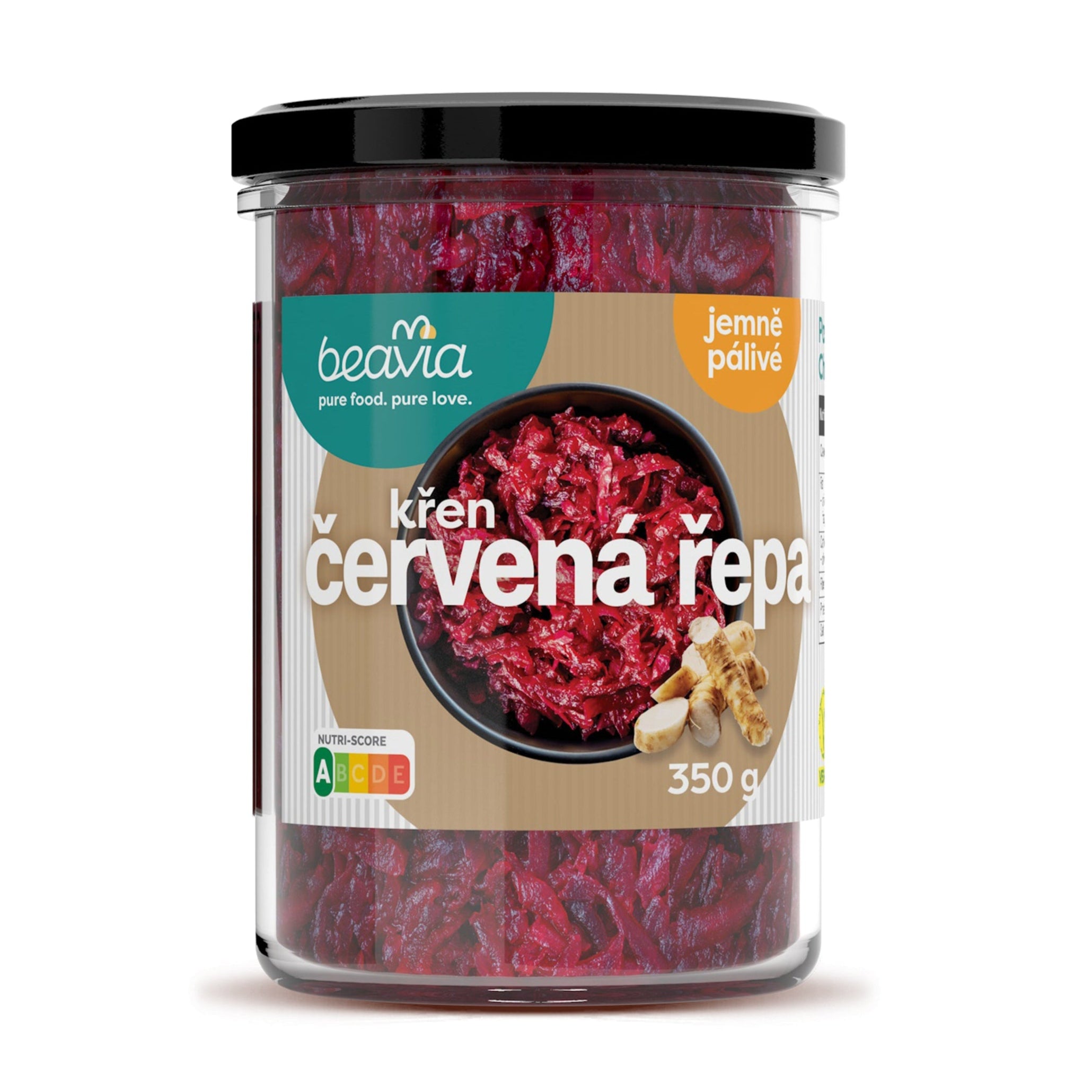 BEAVIA-1_ff02b36f-993b-43fa-8374-3726d0ac4c2f Beavia Řepa červená fermentovaná s křenem pasterovaná (350 g) - na chuť i na vaření